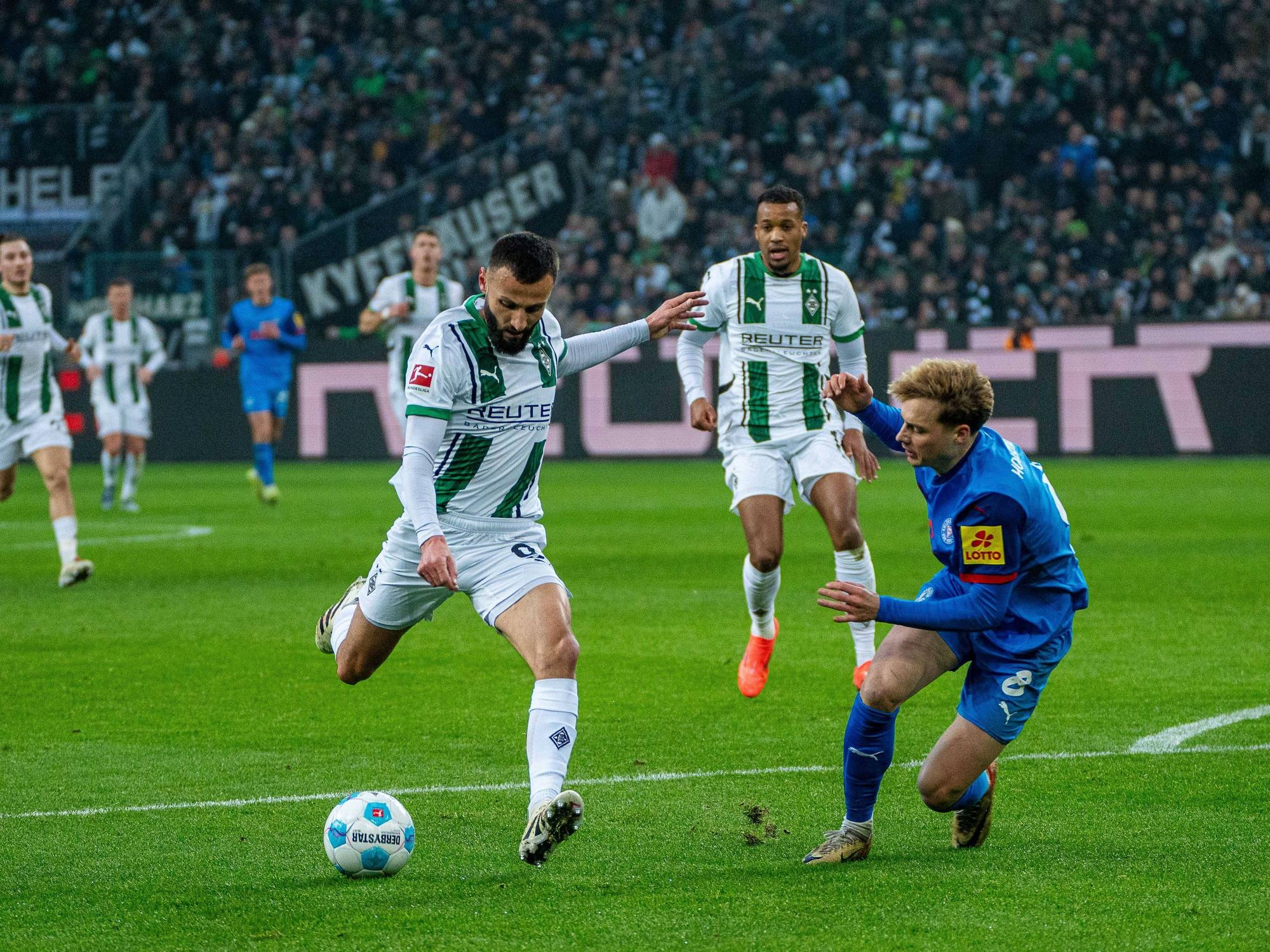 Franck Honorat schießt.