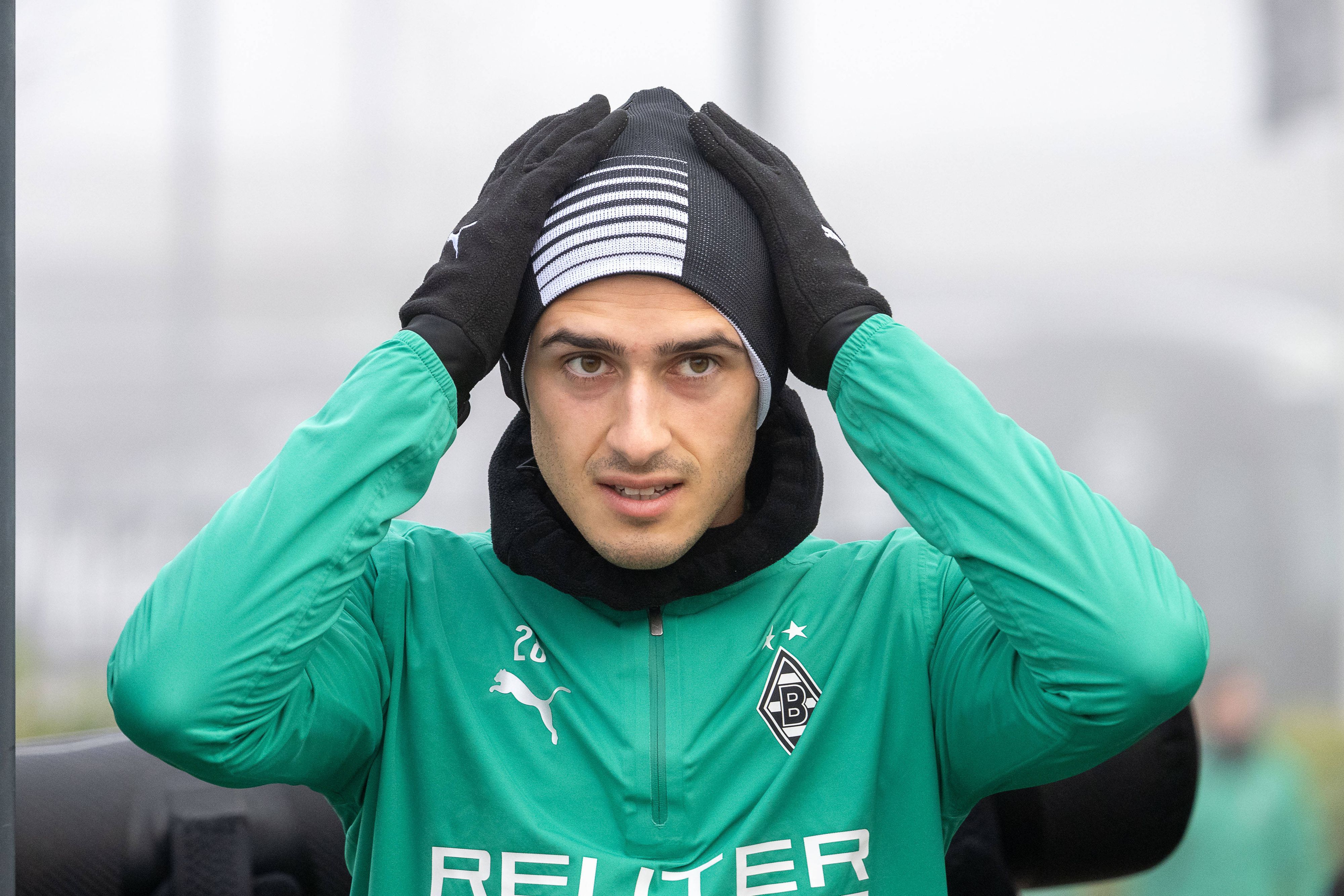 Grant-Leon Ranos in einer vorerst letzten Trainingseinheit mit Borussia Mönchengladbach.