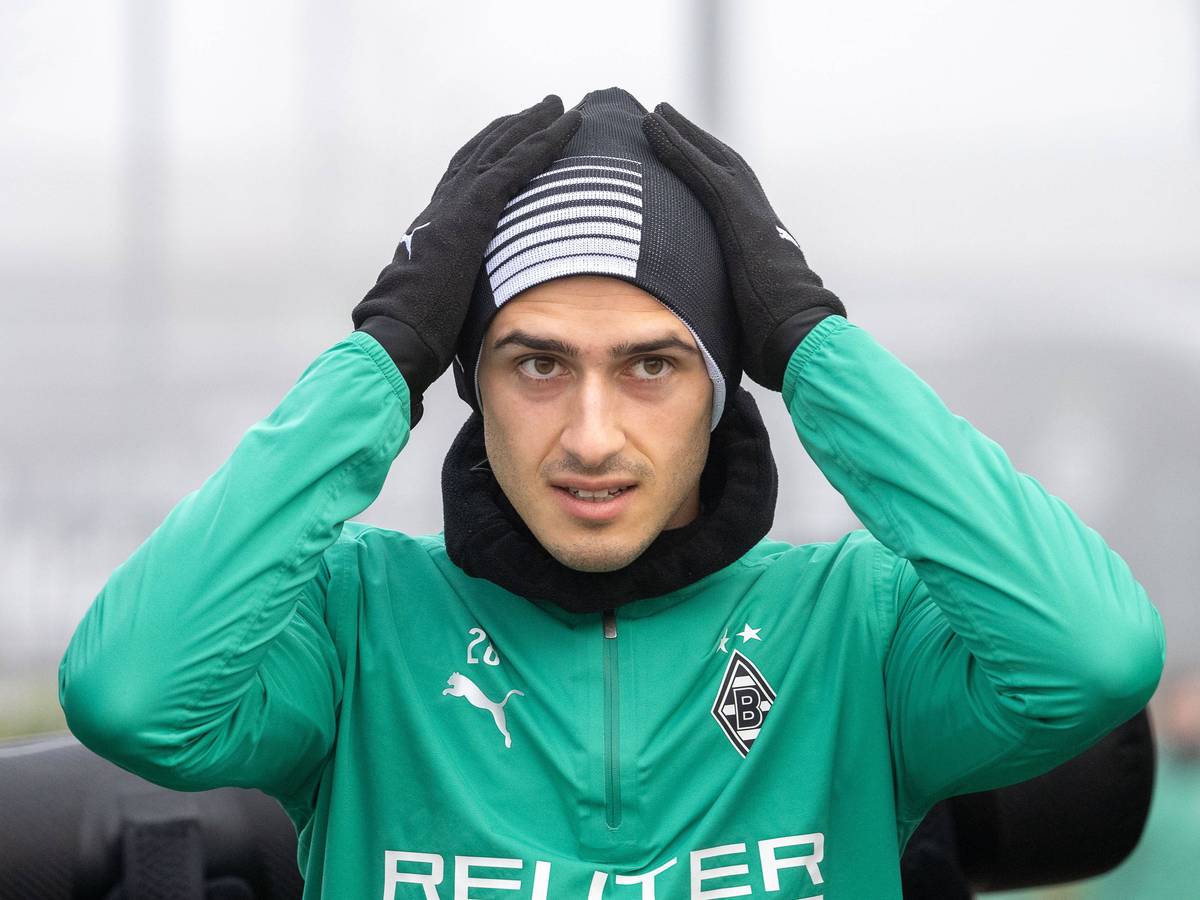 Grant-Leon Ranos in einer vorerst letzten Trainingseinheit mit Borussia Mönchengladbach.
