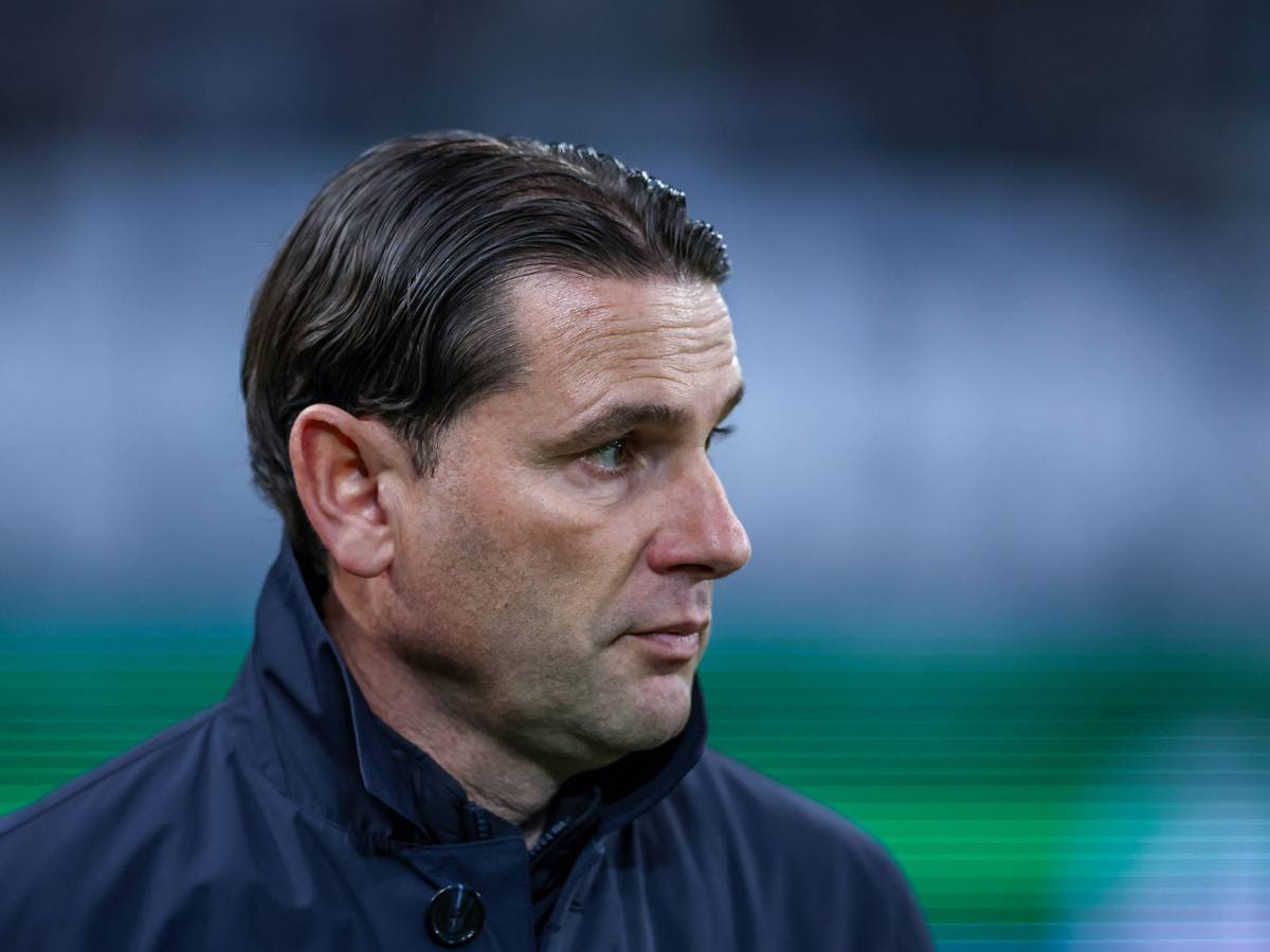 Gerardo Seoane beim Bundesliga-Spiel von Borussia Mönchengladbach gegen den VfL Bochum.