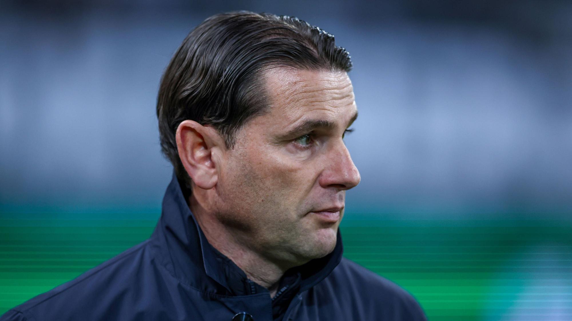 Gerardo Seoane beim Bundesliga-Spiel von Borussia Mönchengladbach gegen den VfL Bochum.