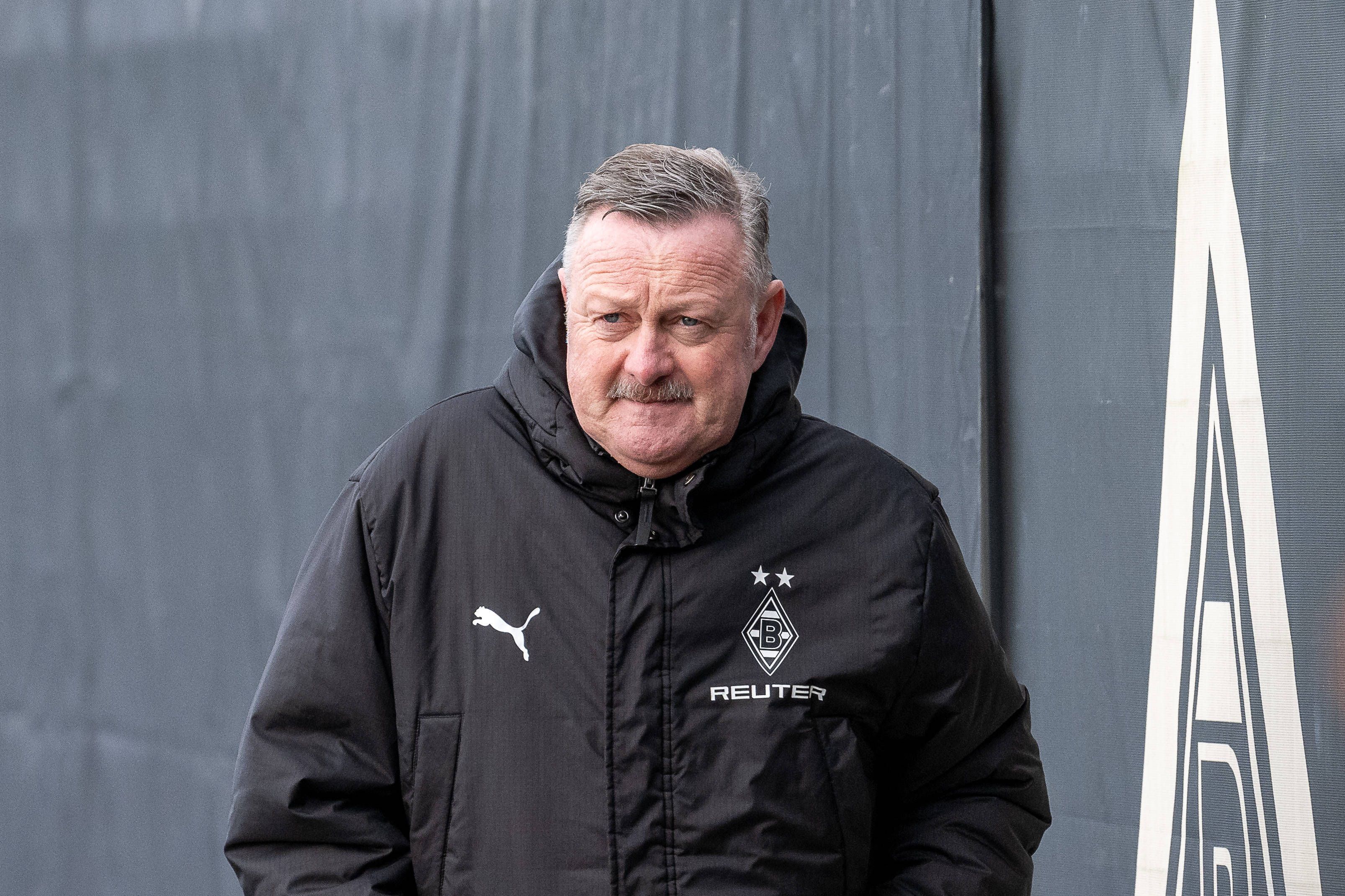Roland Virkus beim Training von Borussia Mönchengladbach.