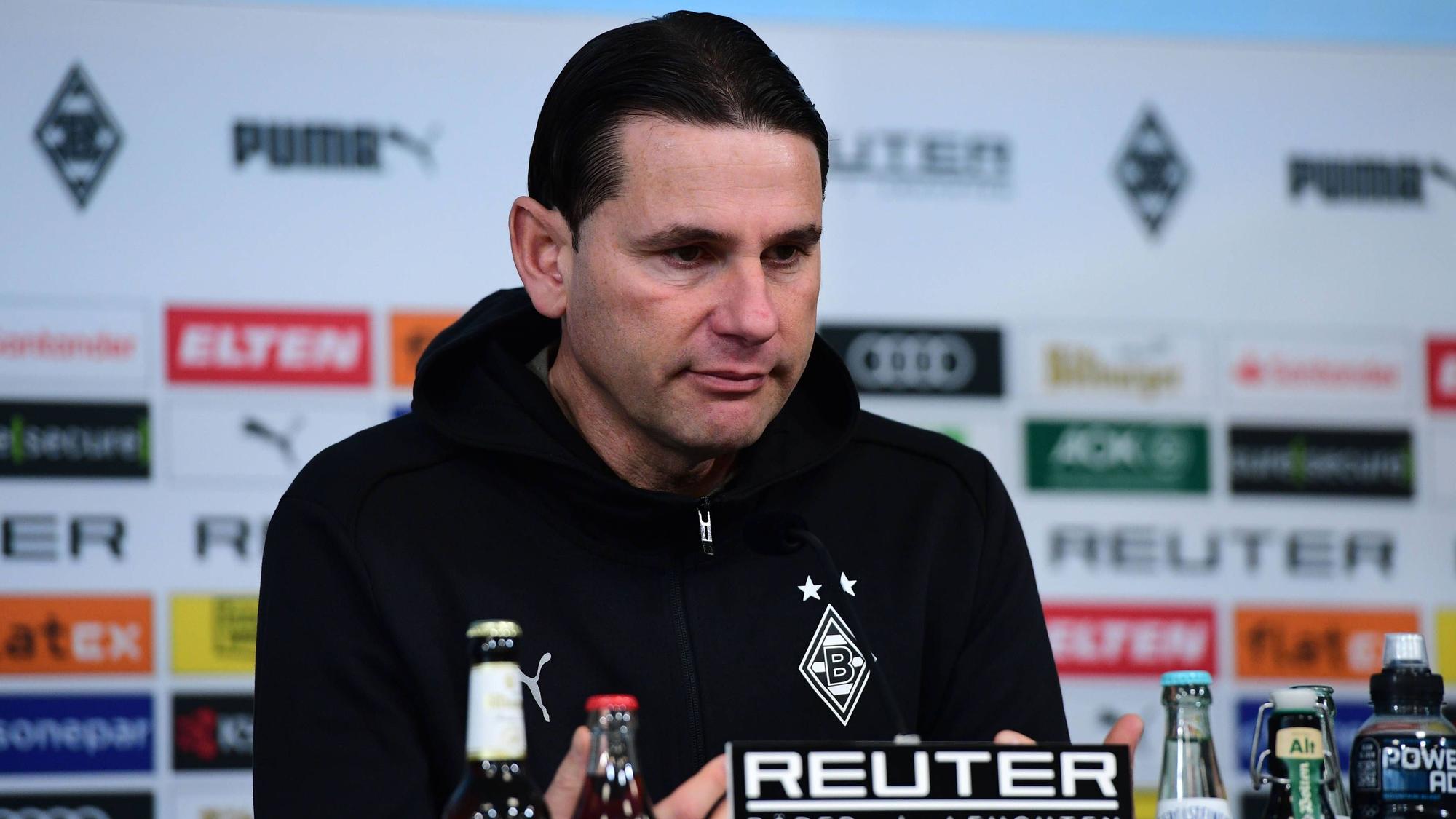 Gerardo Seoane auf der Pressekonferenz.