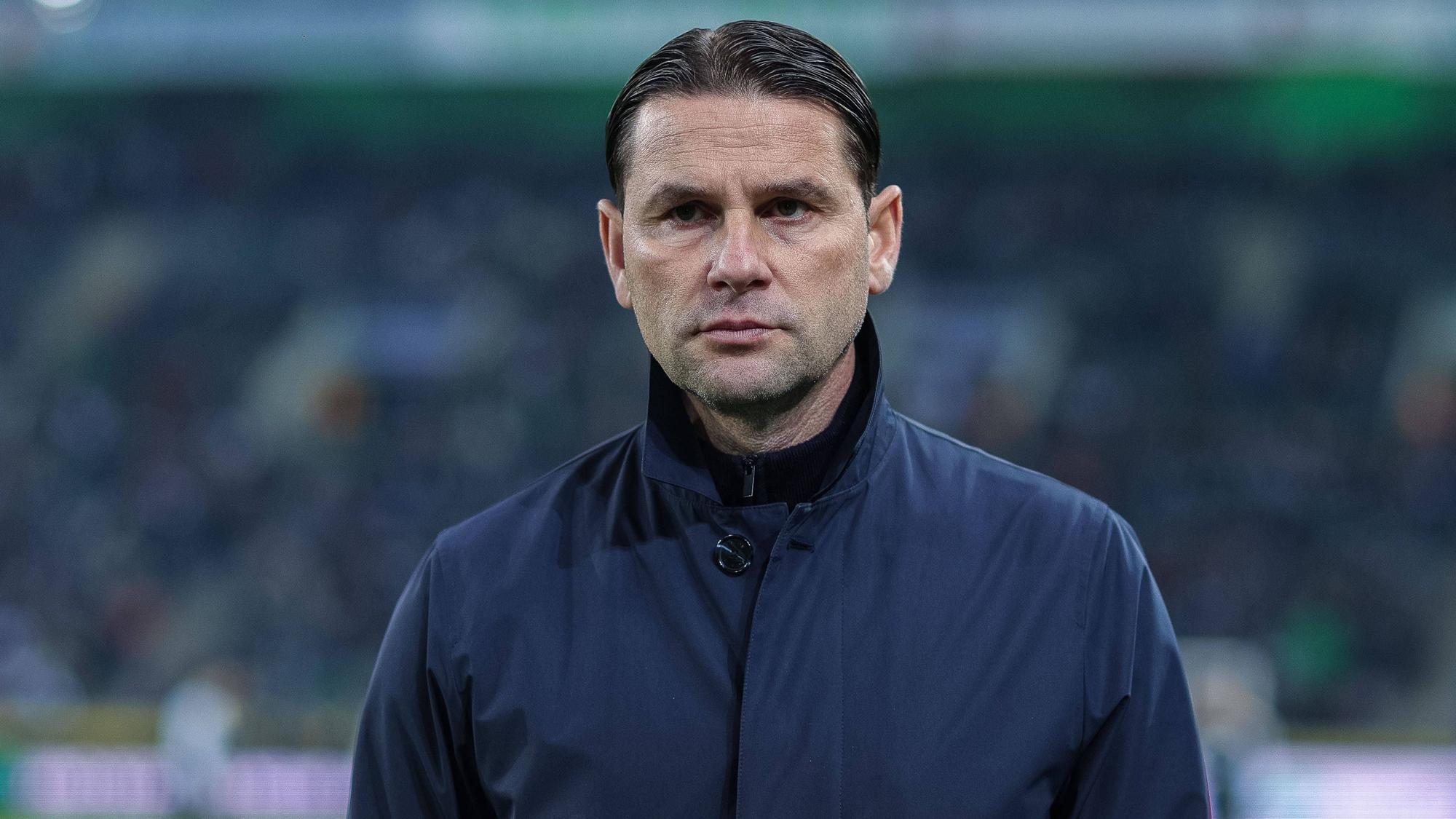 Gerardo Seoane vor dem Spiel gegen Eintracht Frankfurt.