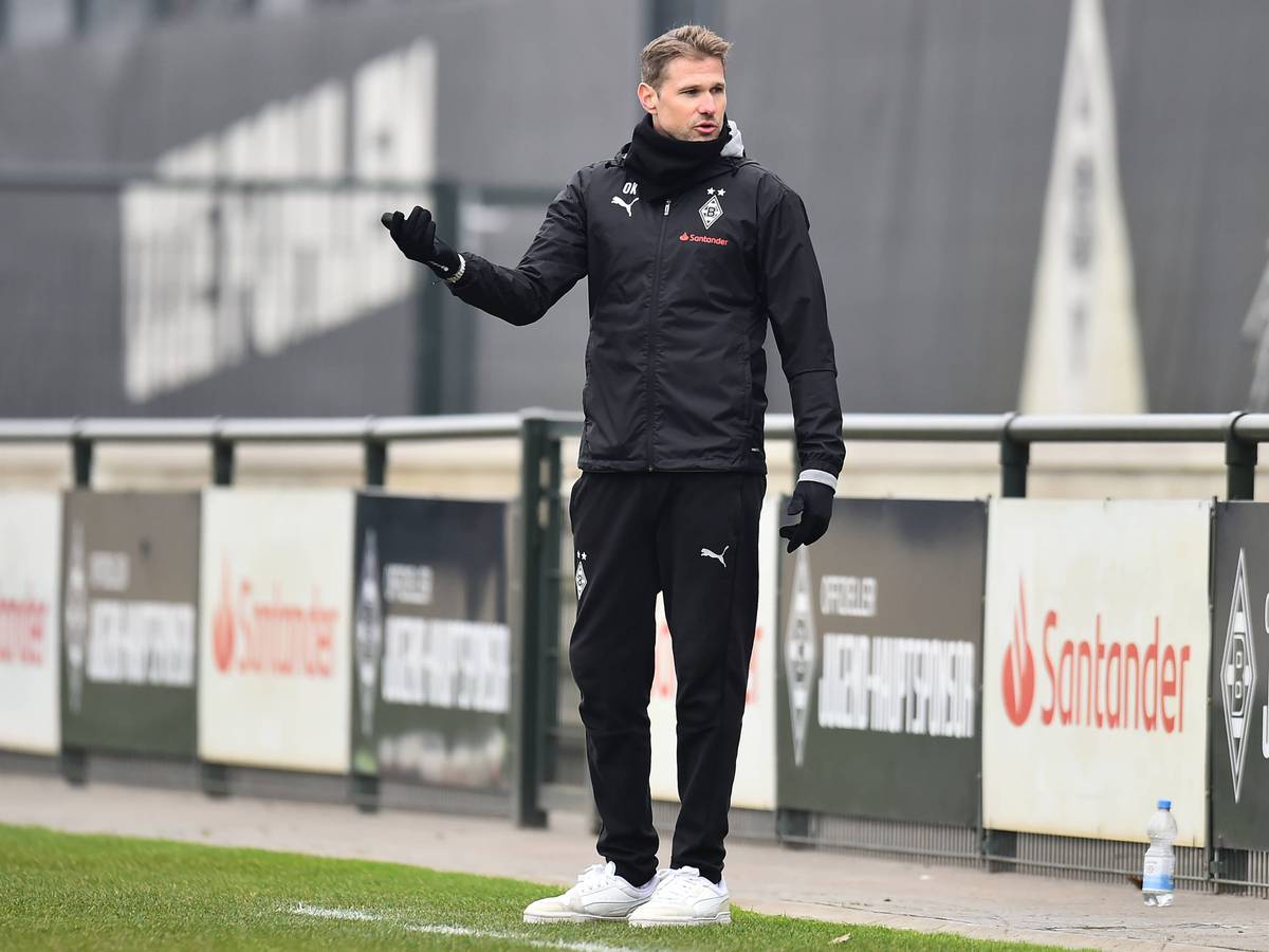 Oliver Kirch beim Spiel der U19 von Borussia Mönchengladbach gegen 1860 München.