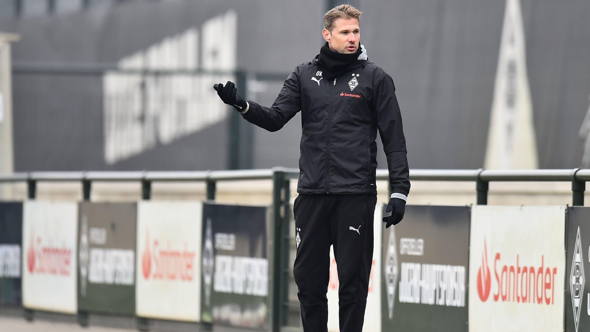 Oliver Kirch beim Spiel der U19 von Borussia Mönchengladbach gegen 1860 München.