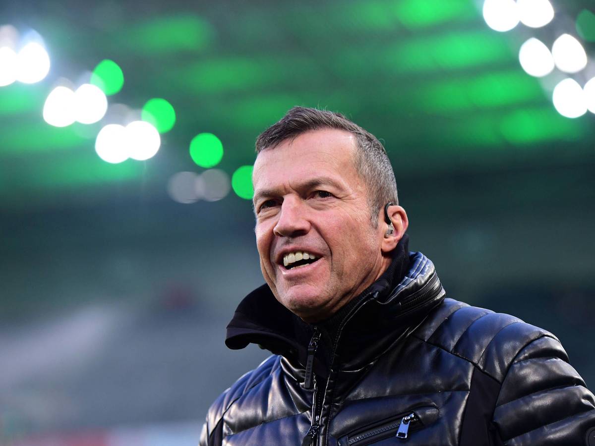 Lothar Matthäus im Borussia-Park vor dem Spiel von Borussia Mönchengladbach gegen Eintracht Frankurt