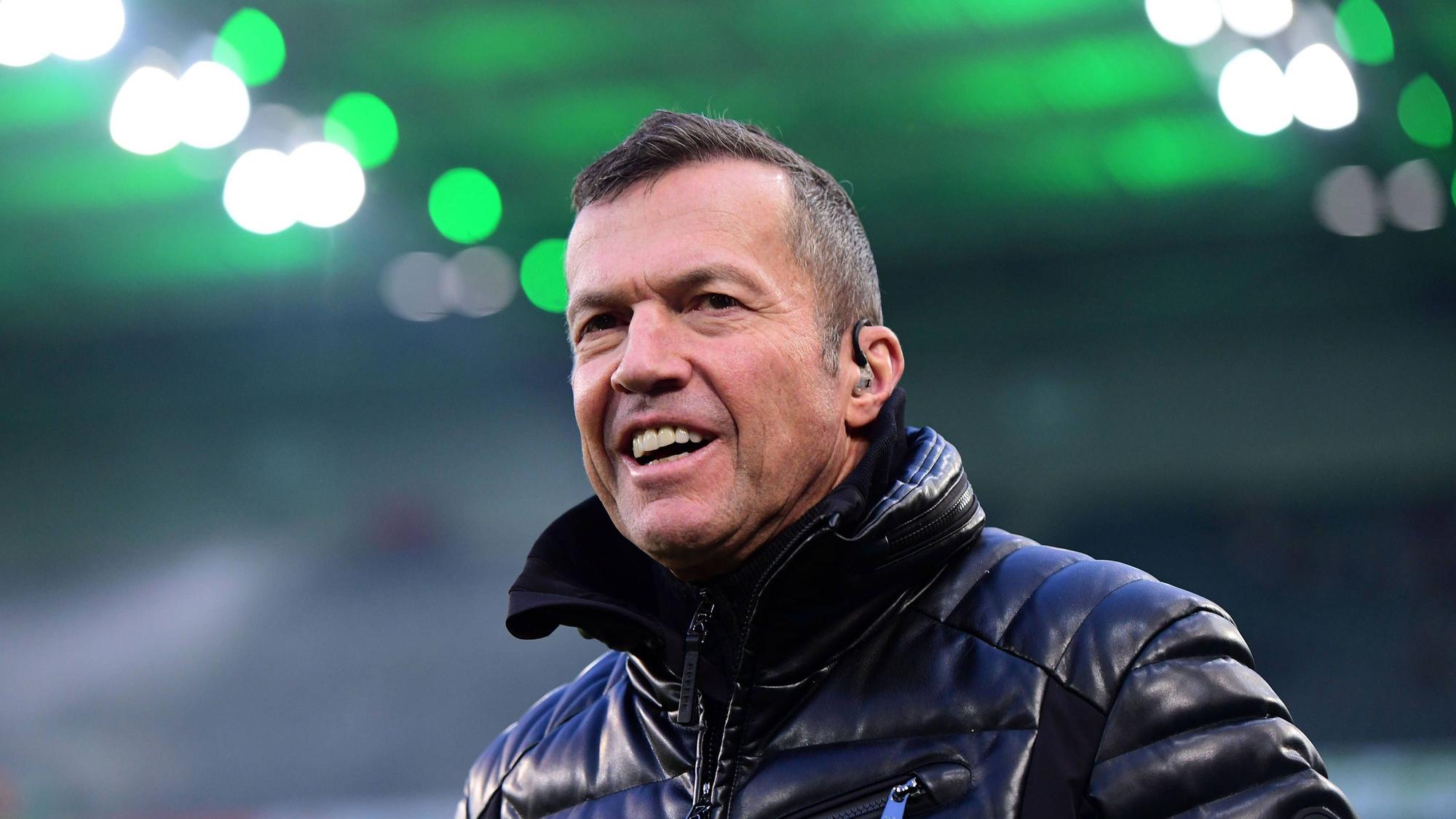 Lothar Matthäus im Borussia-Park vor dem Spiel von Borussia Mönchengladbach gegen Eintracht Frankurt