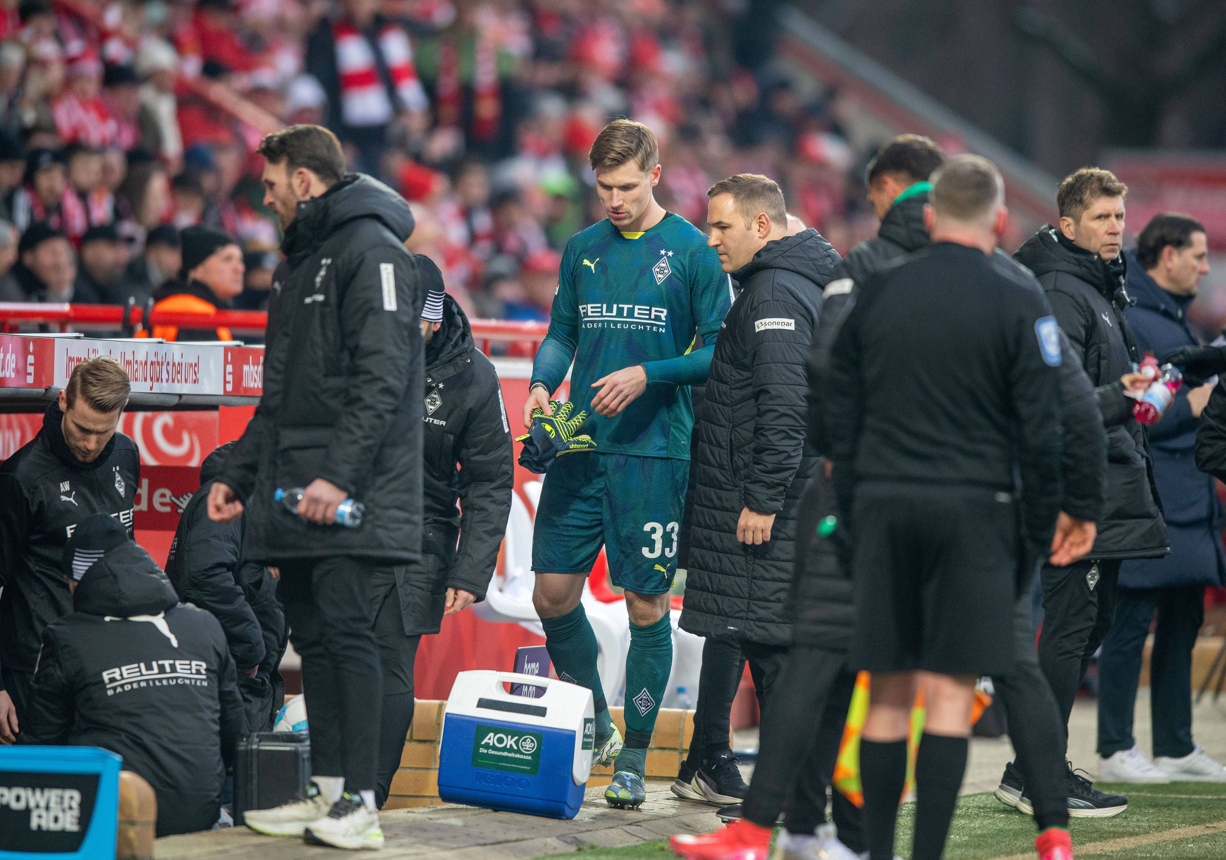 Moritz Nicolas nach seiner Auswechselung.