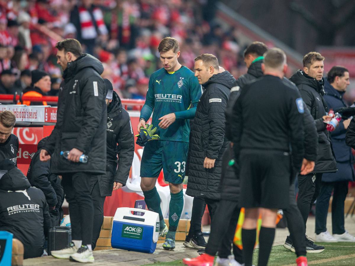 Moritz Nicolas nach seiner Auswechselung.