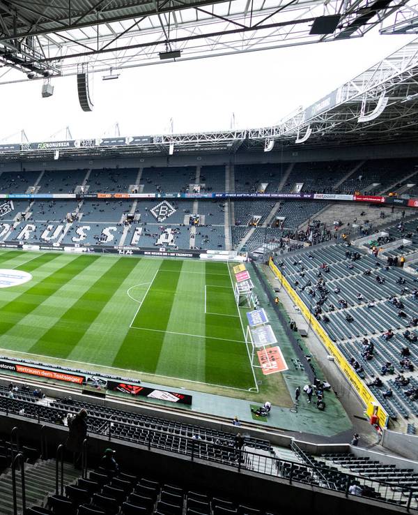 Blick in den Gladbacher Borussia-Park.