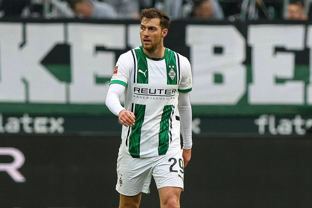 Joe Scally im Gladbach-Trikot.