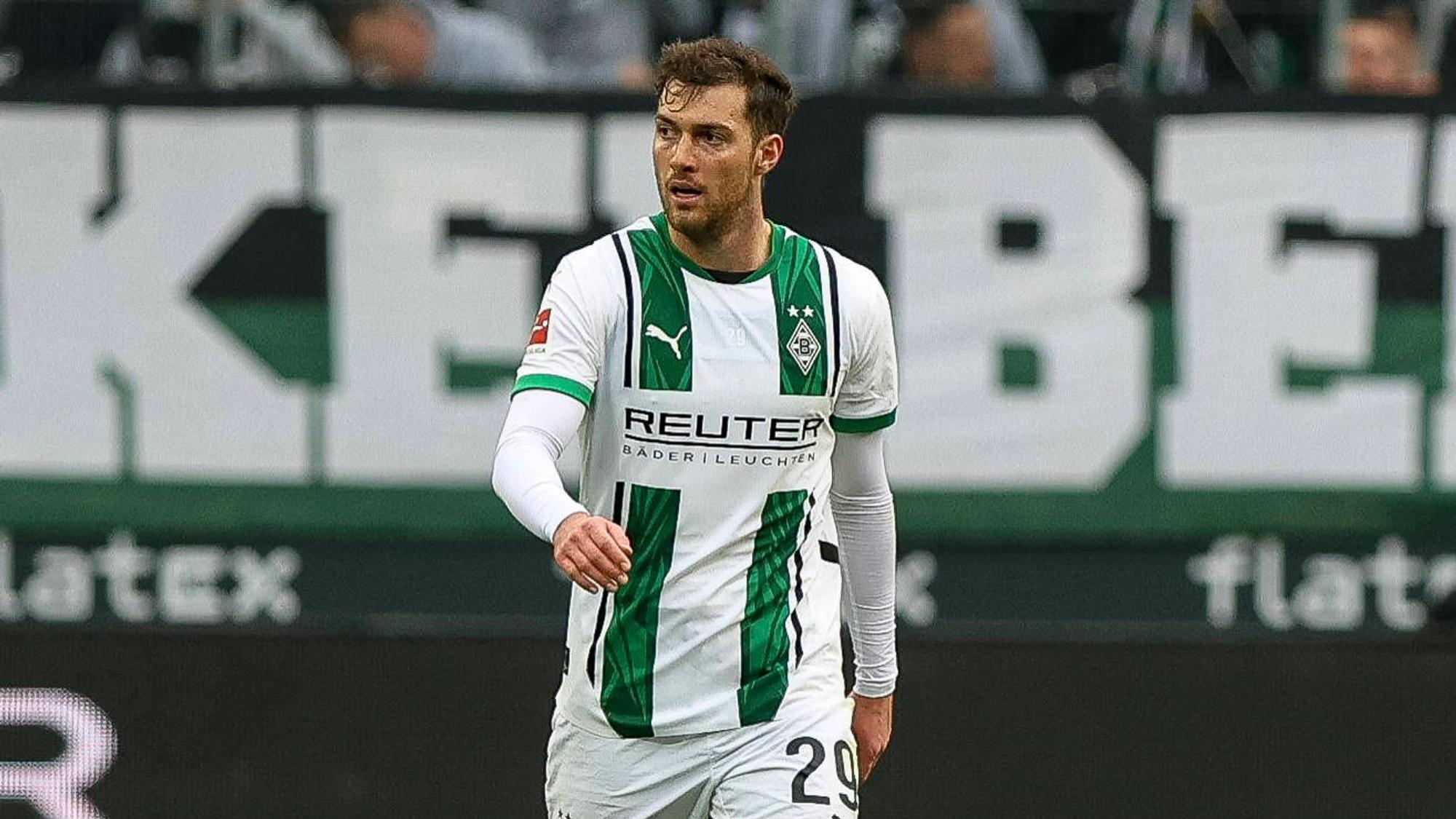 Joe Scally im Gladbach-Trikot.