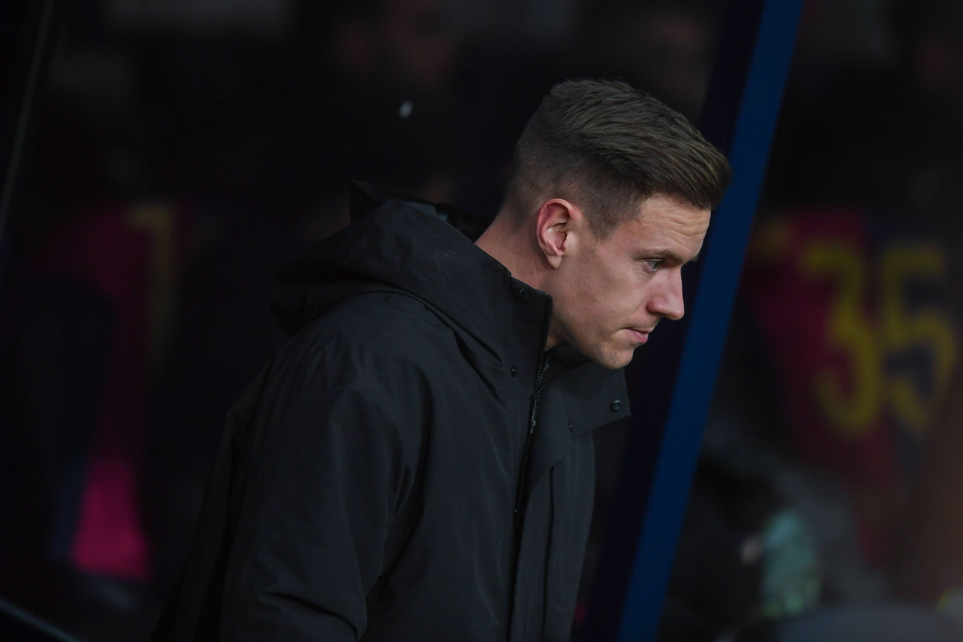 Marc-André ter Stegen beim Spiel des FC Barcelona gegen Atletico Madrid.