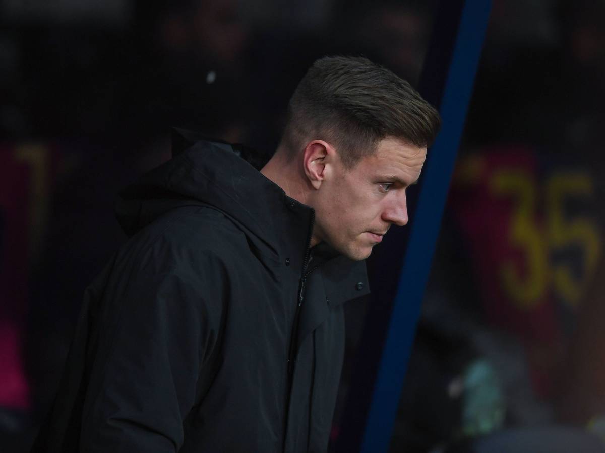 Marc-André ter Stegen beim Spiel des FC Barcelona gegen Atletico Madrid.