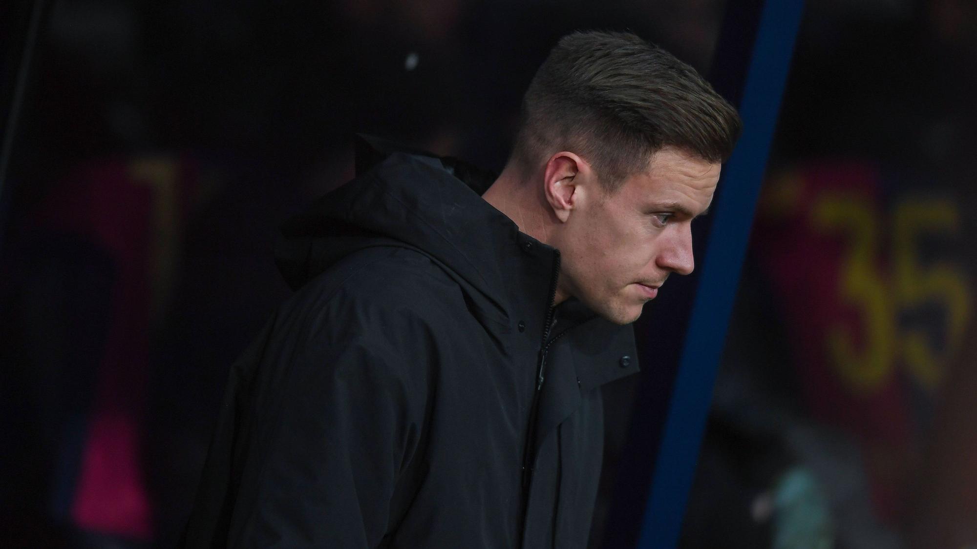 Marc-André ter Stegen beim Spiel des FC Barcelona gegen Atletico Madrid.