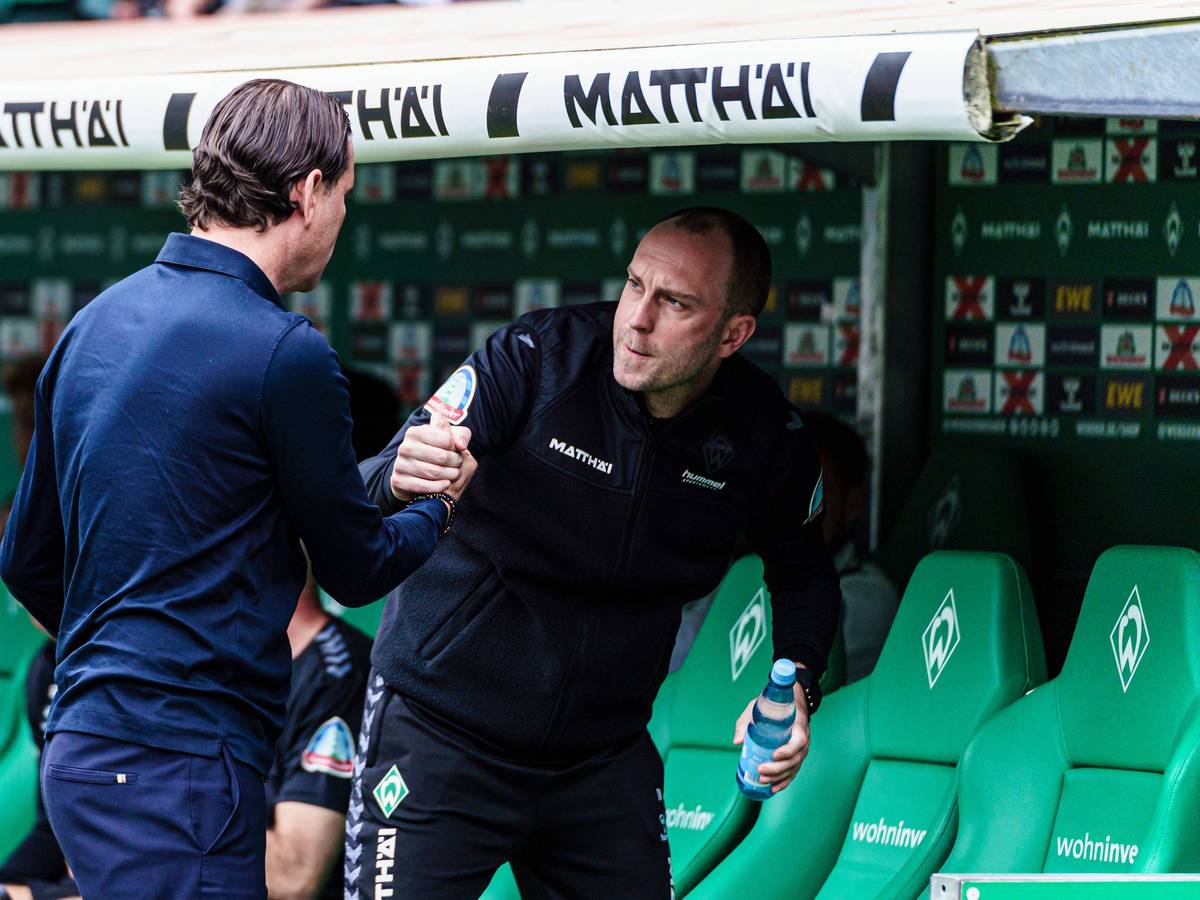 Gerardo Seoane und Ole Werner schlagen ein.