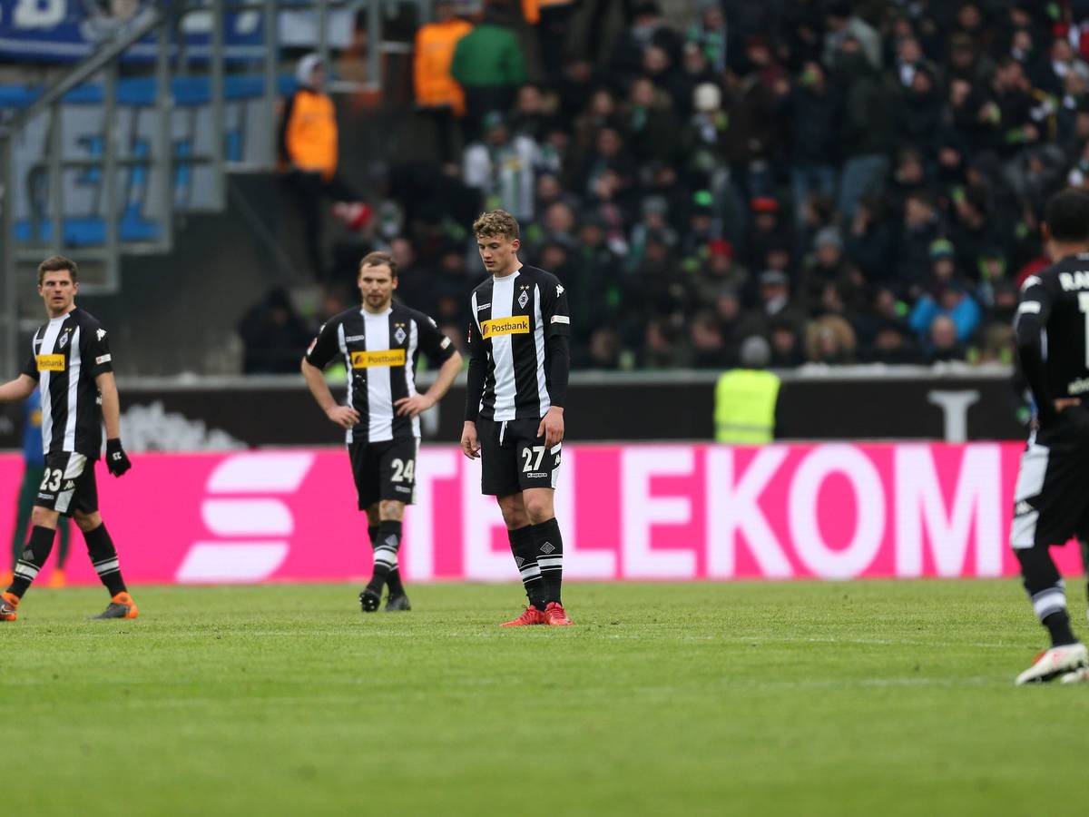 Michael Cuisance ist gefrustet im Gladbach-Trikot.