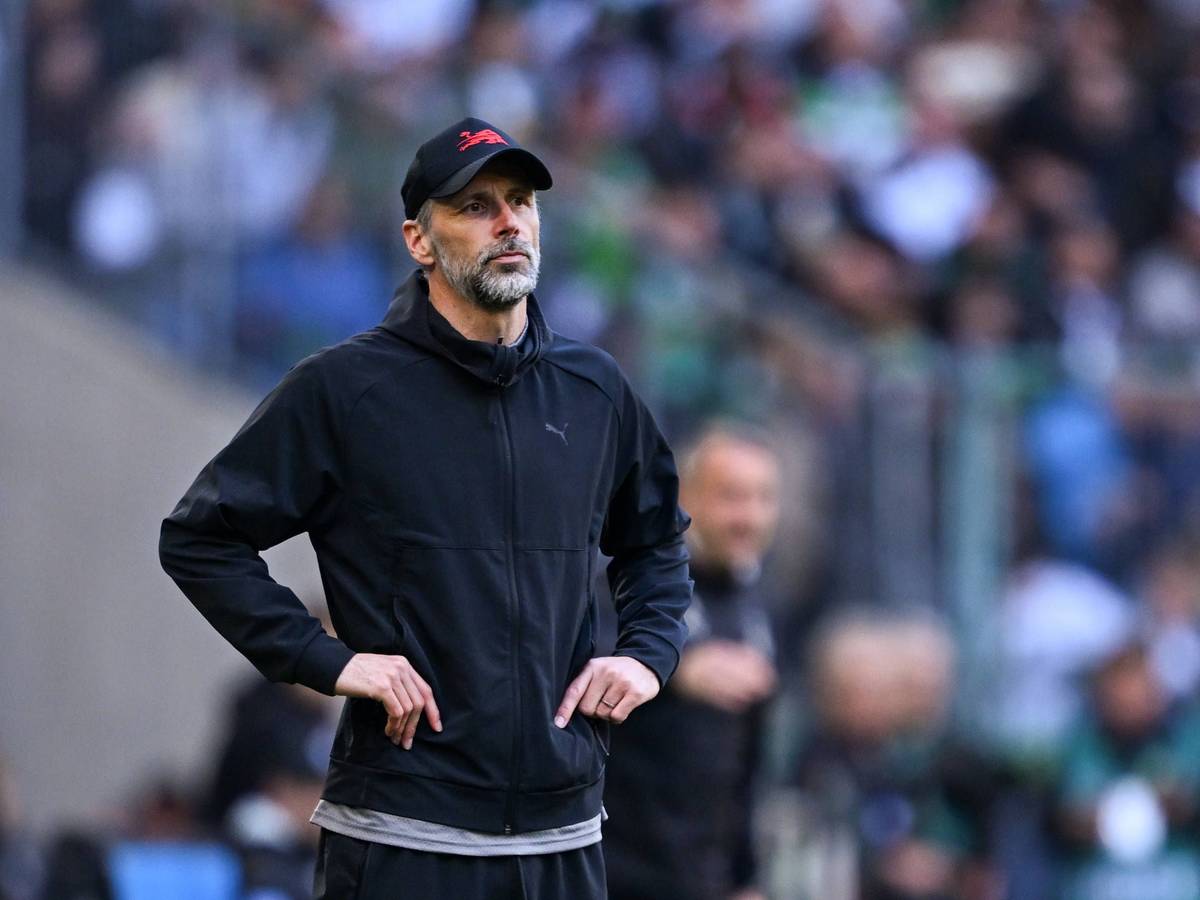 Marco Rose im Borussia-Park.