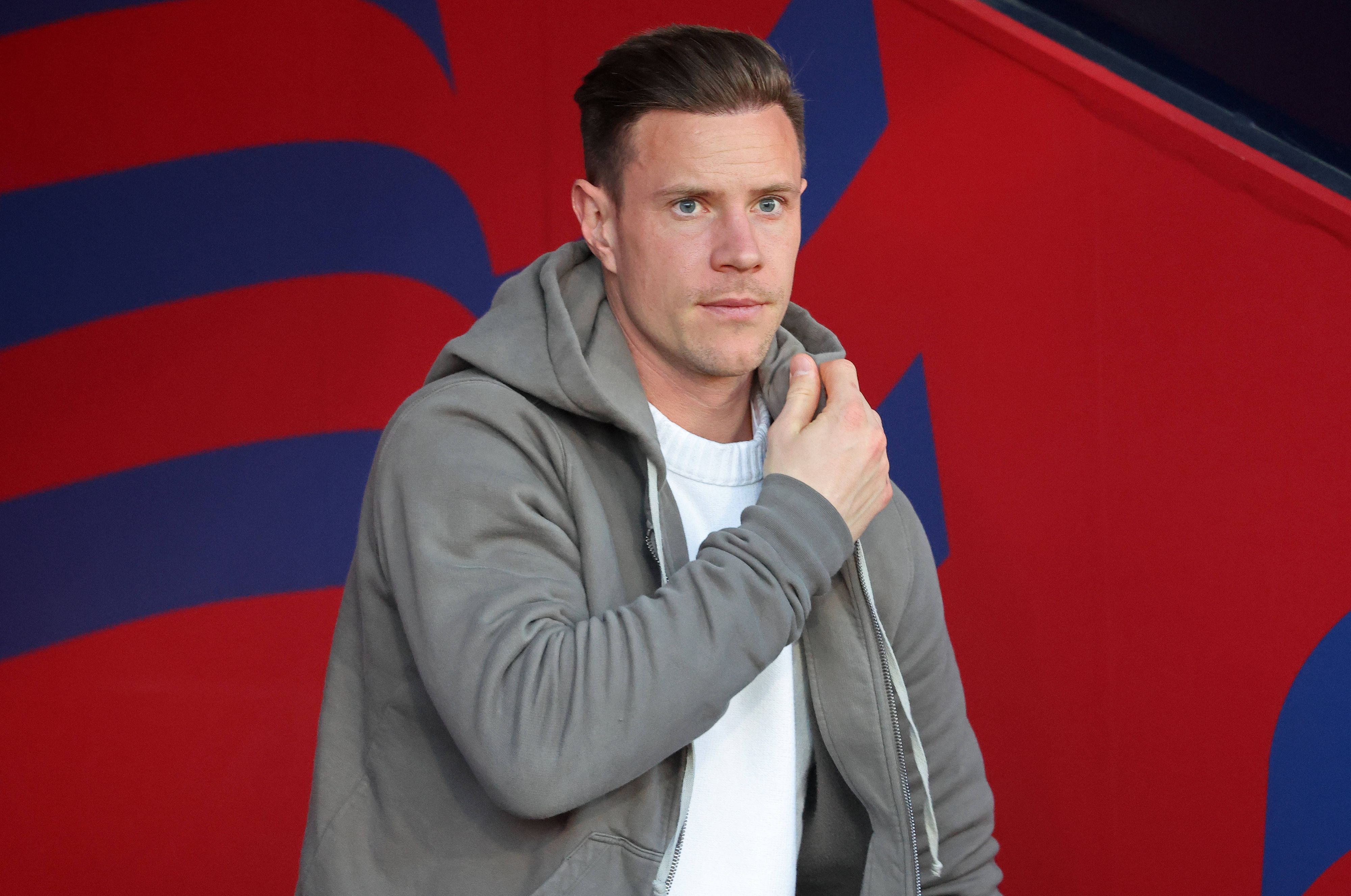 Marc-André ter Stegen bei einem Spiel des FC Barcelona.