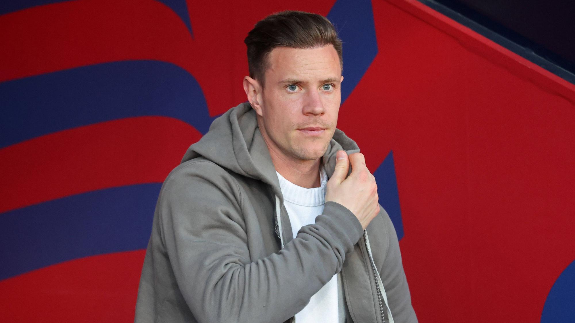 Marc-André ter Stegen bei einem Spiel des FC Barcelona.