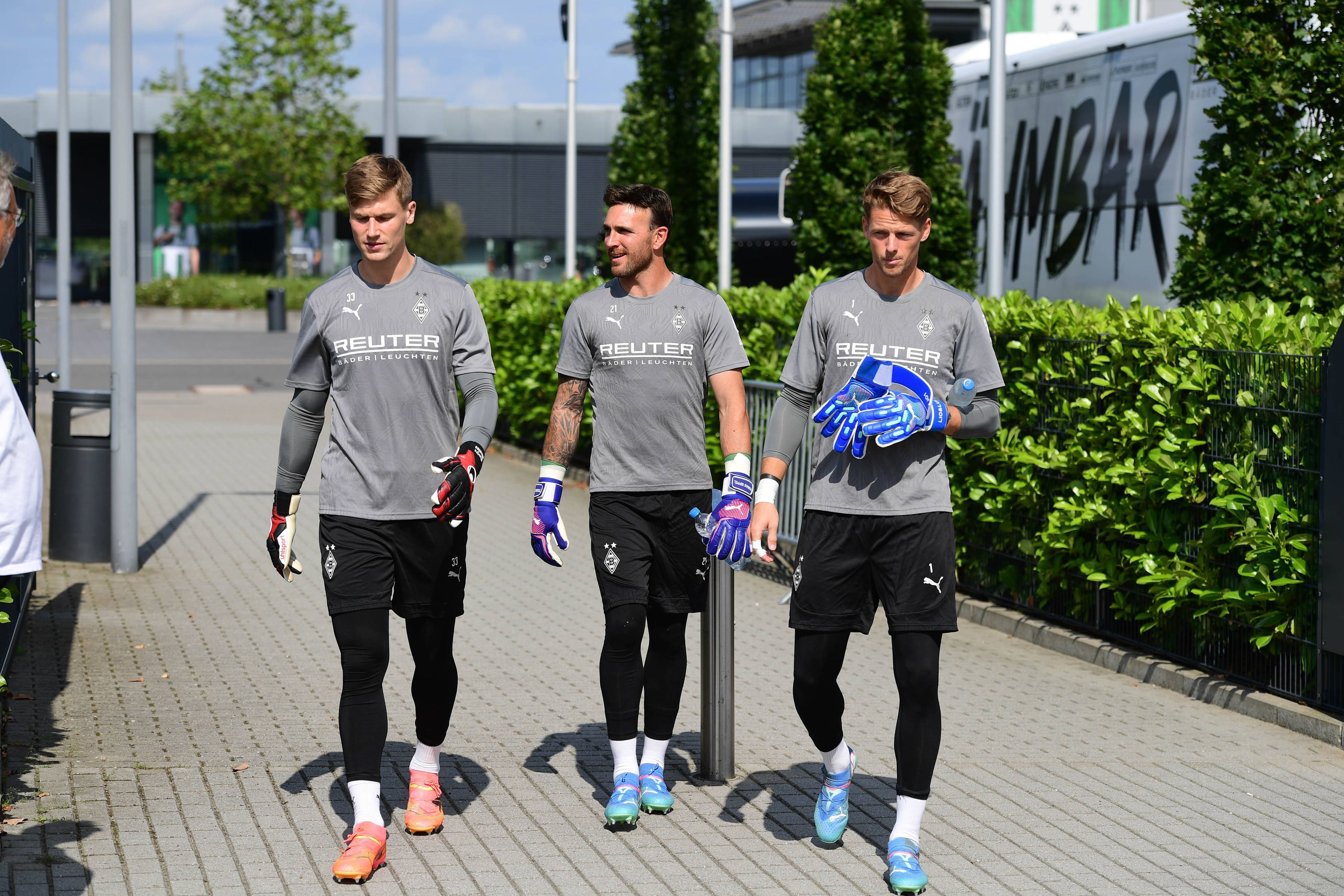 Die Gladbach-Keeper im Training.