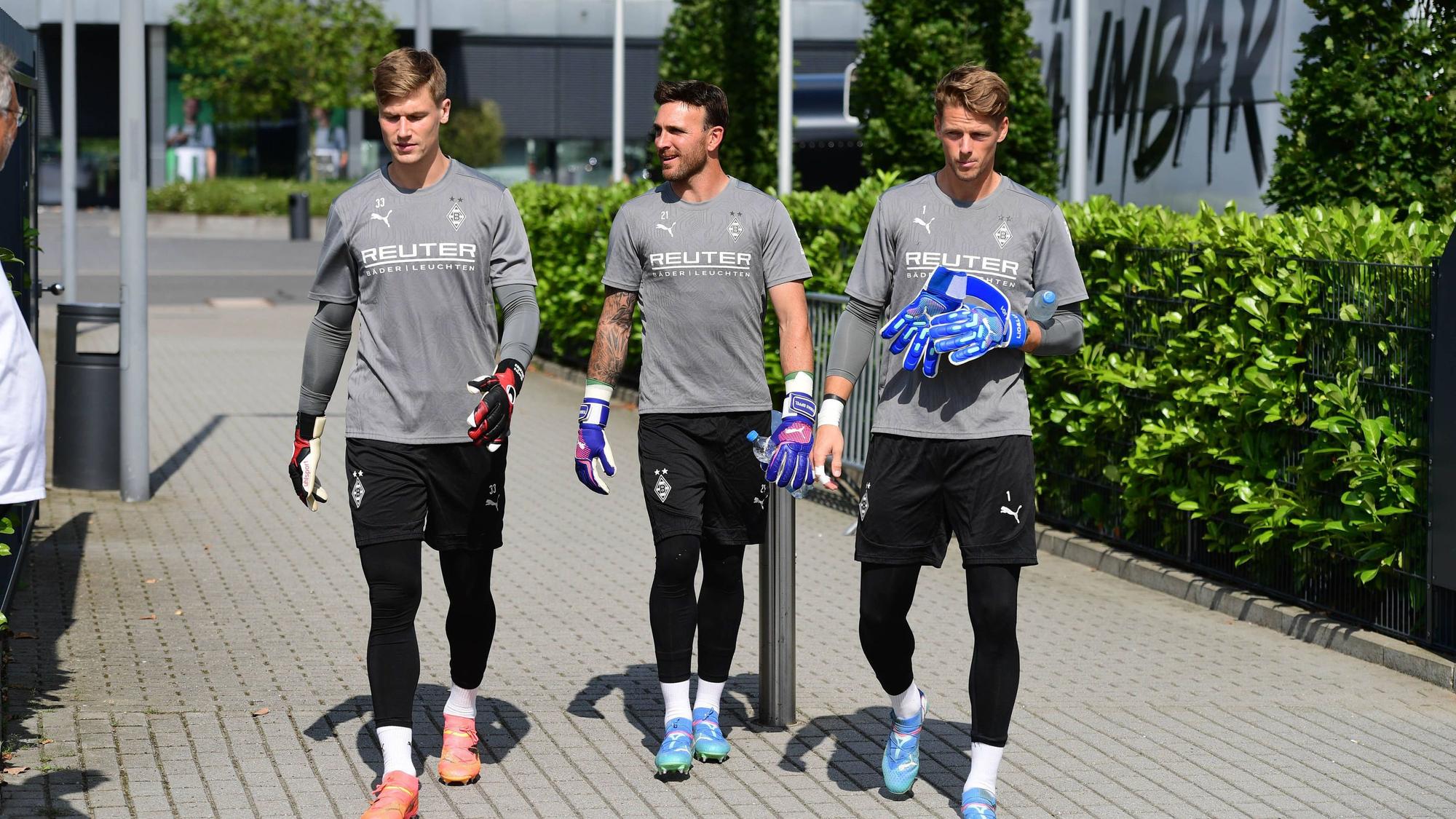 Die Gladbach-Keeper im Training.
