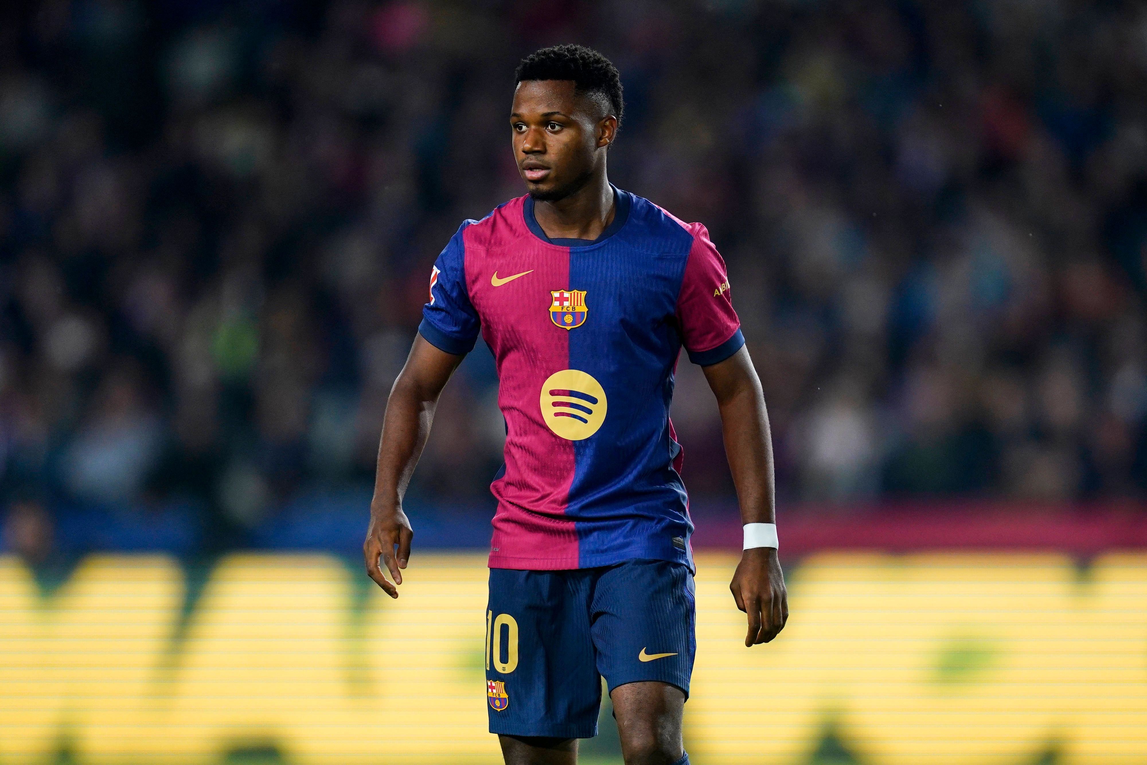 Ansu Fati im Trikot von Barcelona.