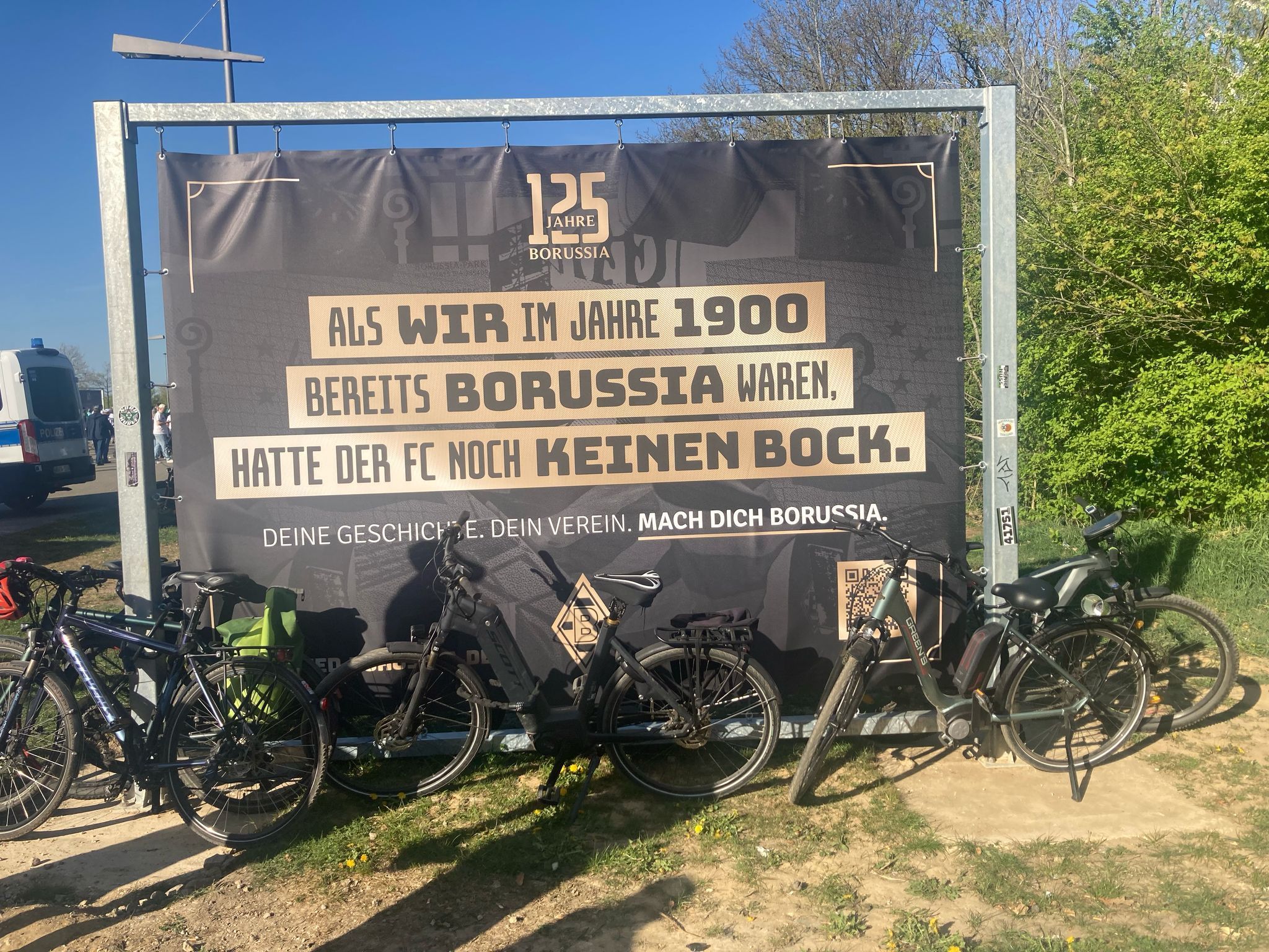 Plakat zu 125 Jahre Borussia.