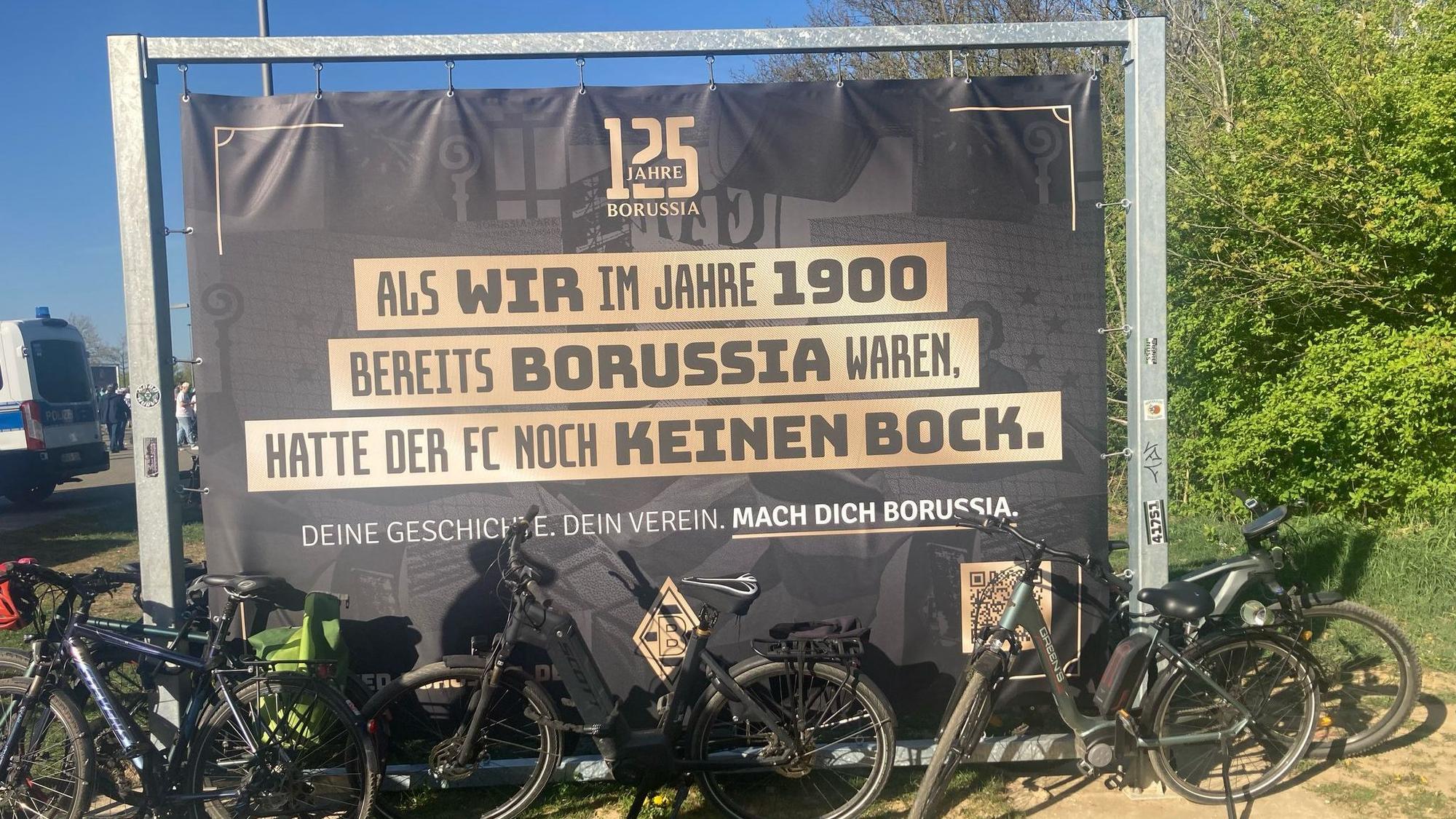 Plakat zu 125 Jahre Borussia.