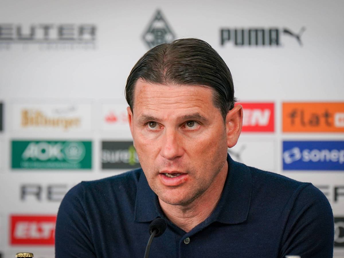 Gerardo Seoane auf der Pressekonferenz.
