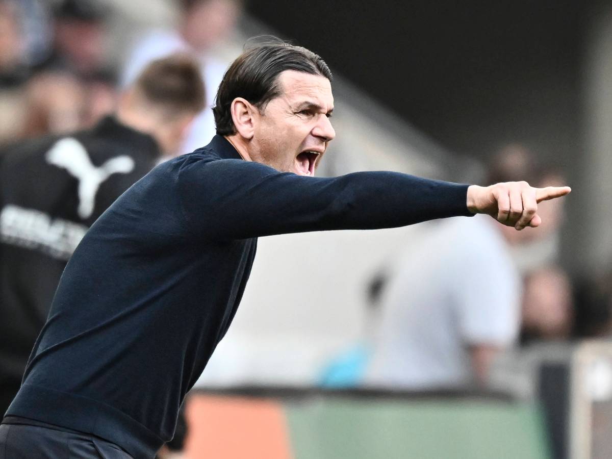 Gerardo Seoane gestikuliert mit der Hand.