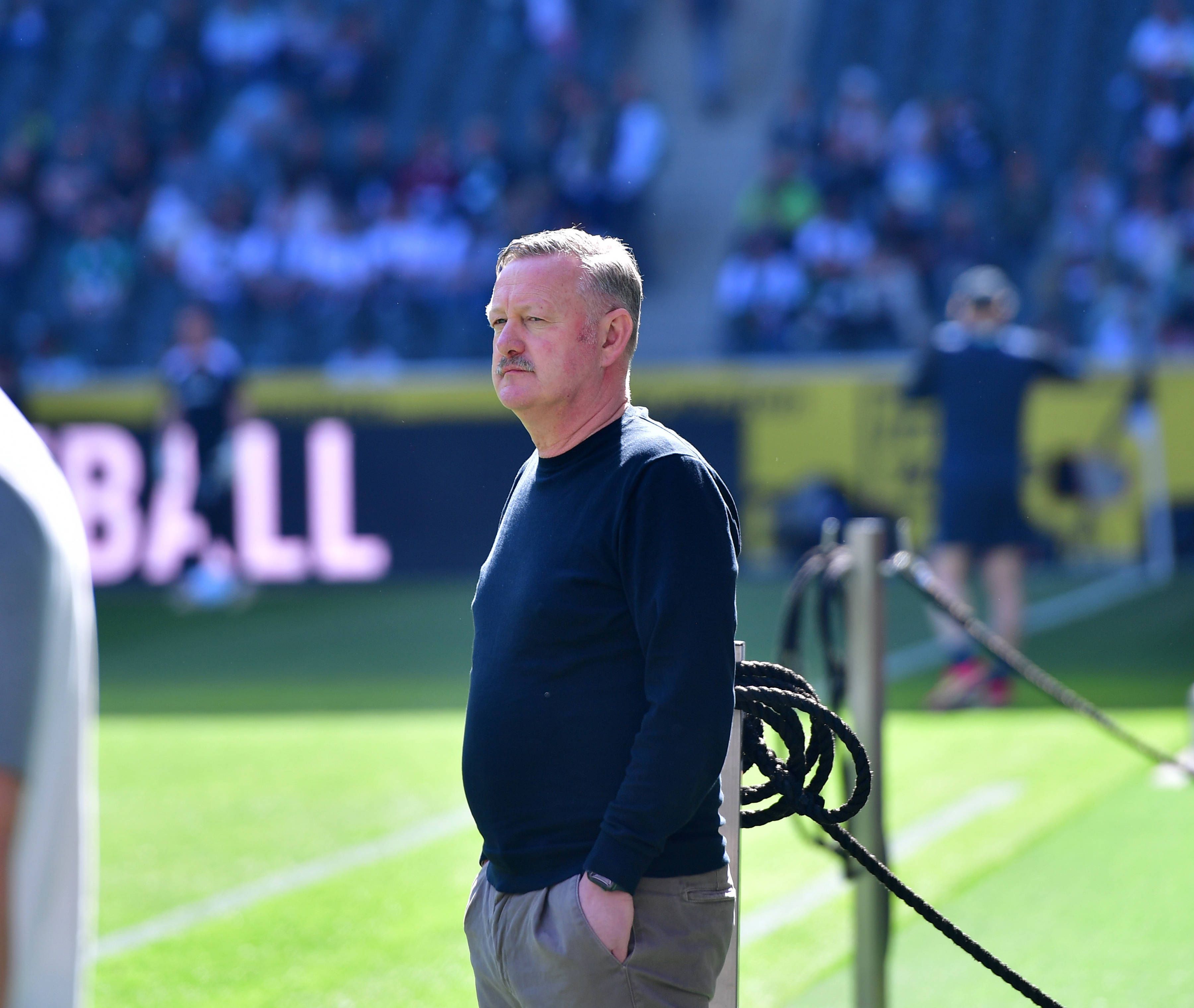 Roland Virkus beim Bundesliga-Spiel gegen den SC Freiburg.