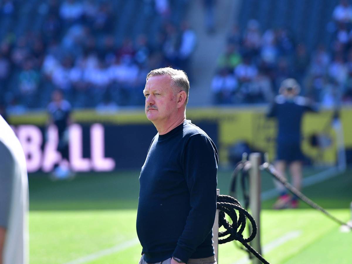 Roland Virkus beim Bundesliga-Spiel gegen den SC Freiburg.