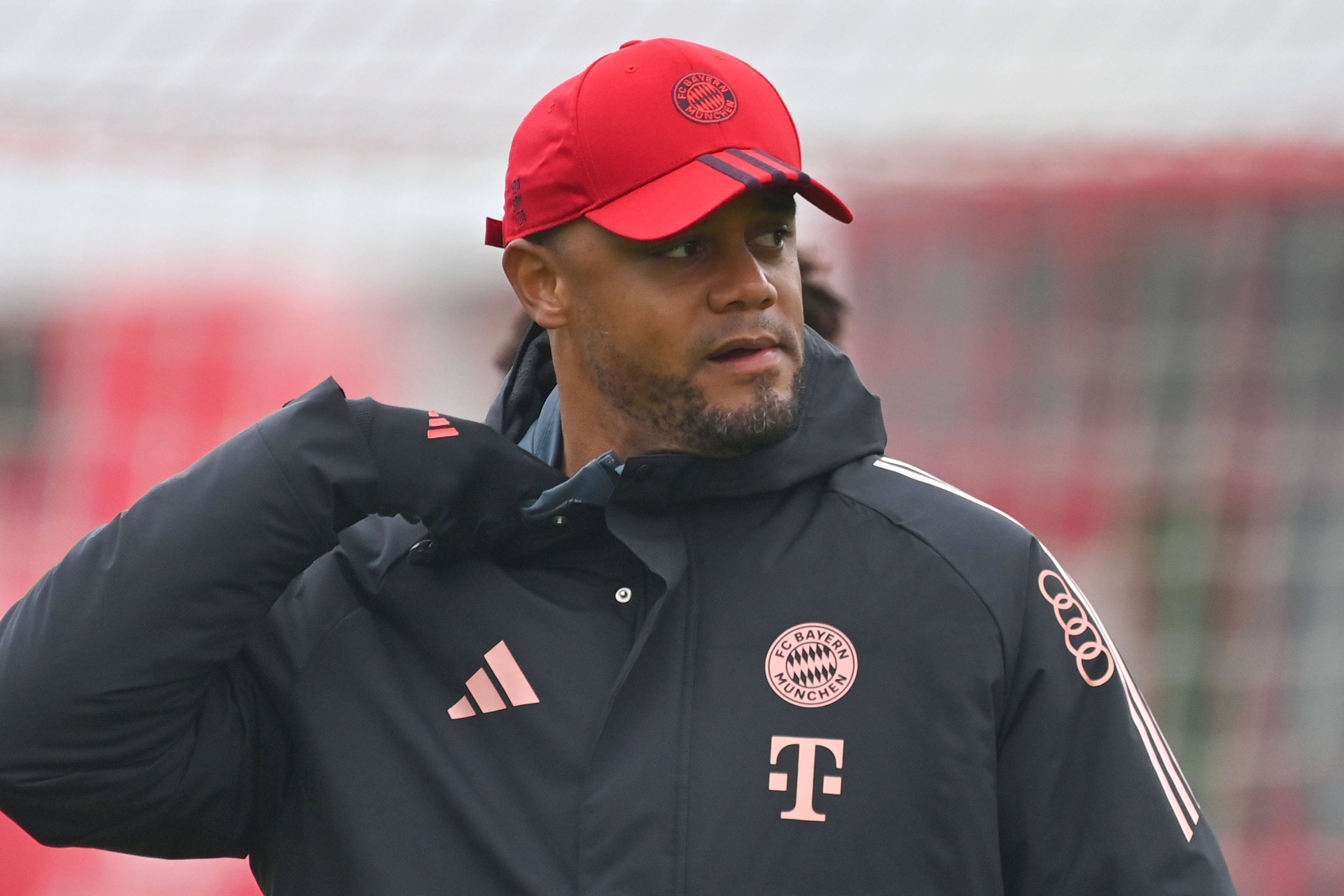 Vincent Kompany im Bayern-Training.