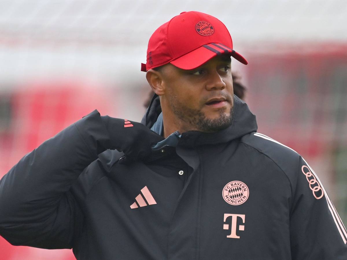 Vincent Kompany im Bayern-Training.