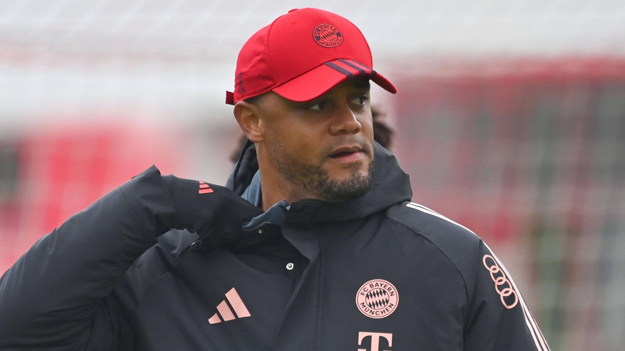 Vincent Kompany im Bayern-Training.