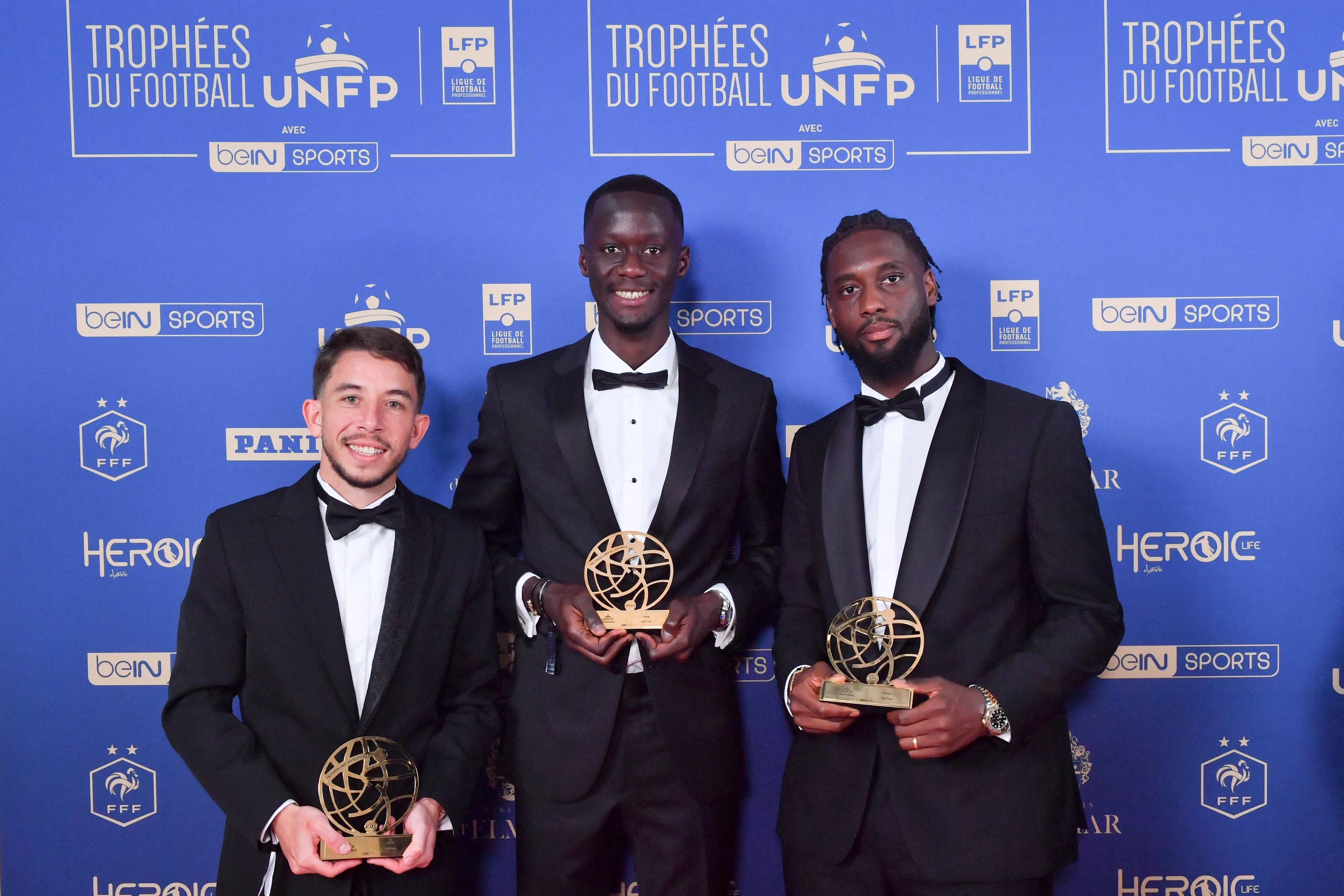 Spieler des Paris FC bei der Verleihung des „Trophées UNFP du Football“.