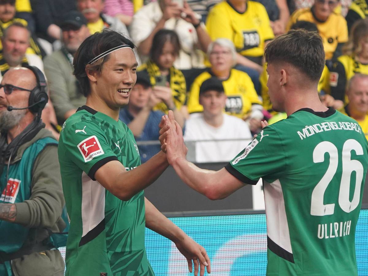 Ko Itakura und Lukas Ullrich jubeln.