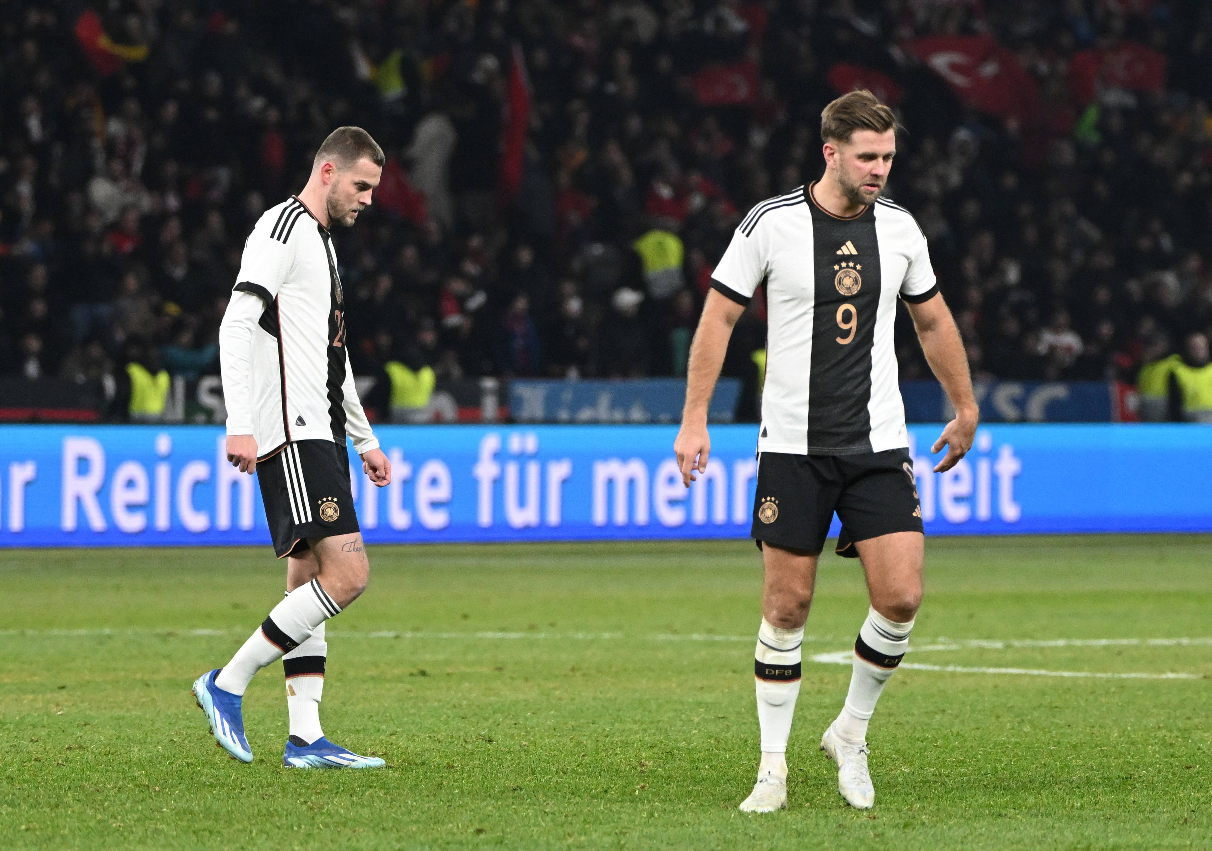 Marvin Ducksch (l.) und Niclas Füllkrug im DFB-Trikot.