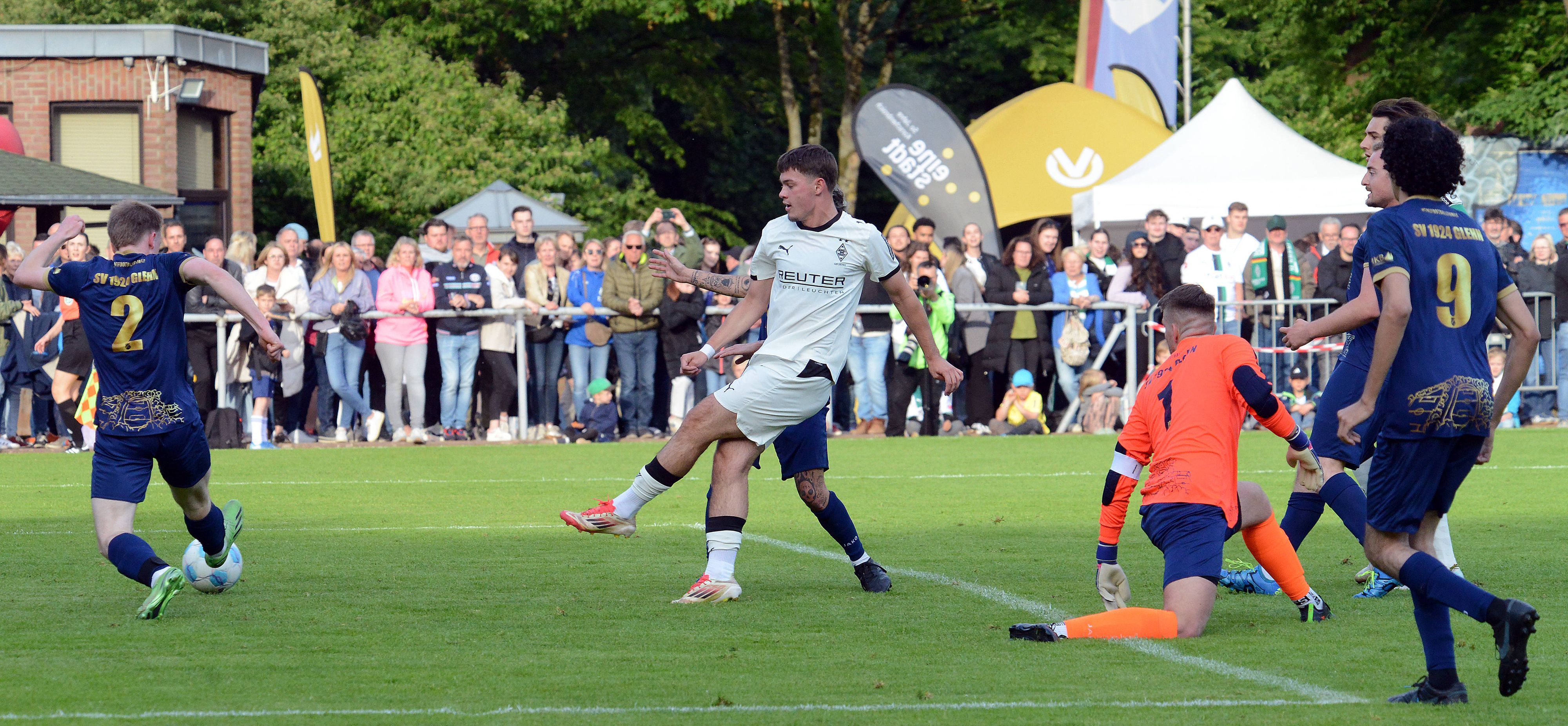 Gladbach war bei ihrem letzten Spiel der Saison am 26. Mai 2025 beim SV Glehn zu Gast.