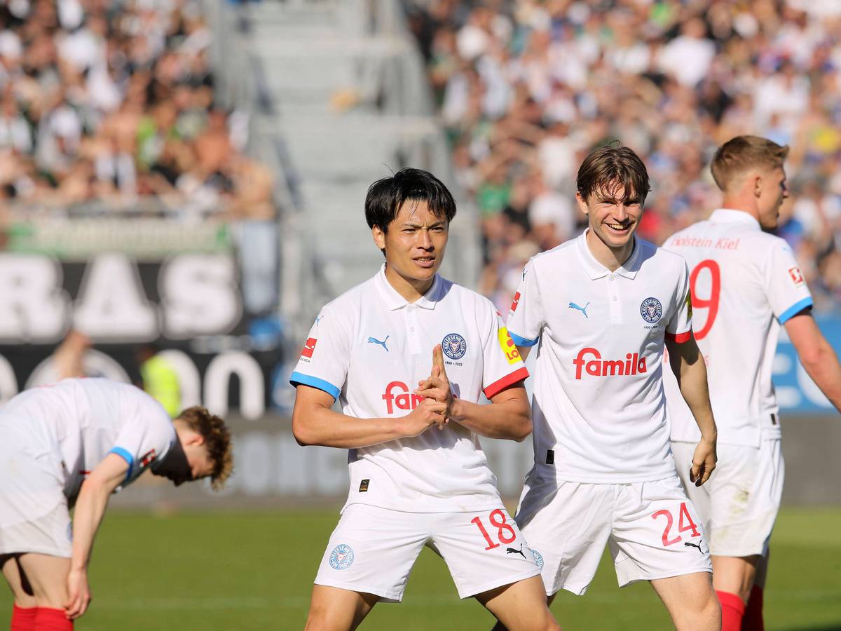 Kiels Shuto Machino zusammen mit Magnus Knudsen.