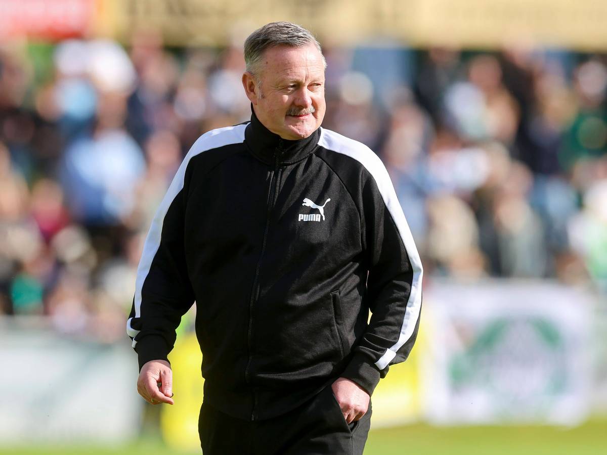 Roland Virkus bei einem Testspiel von Borussia Mönchengladbach.