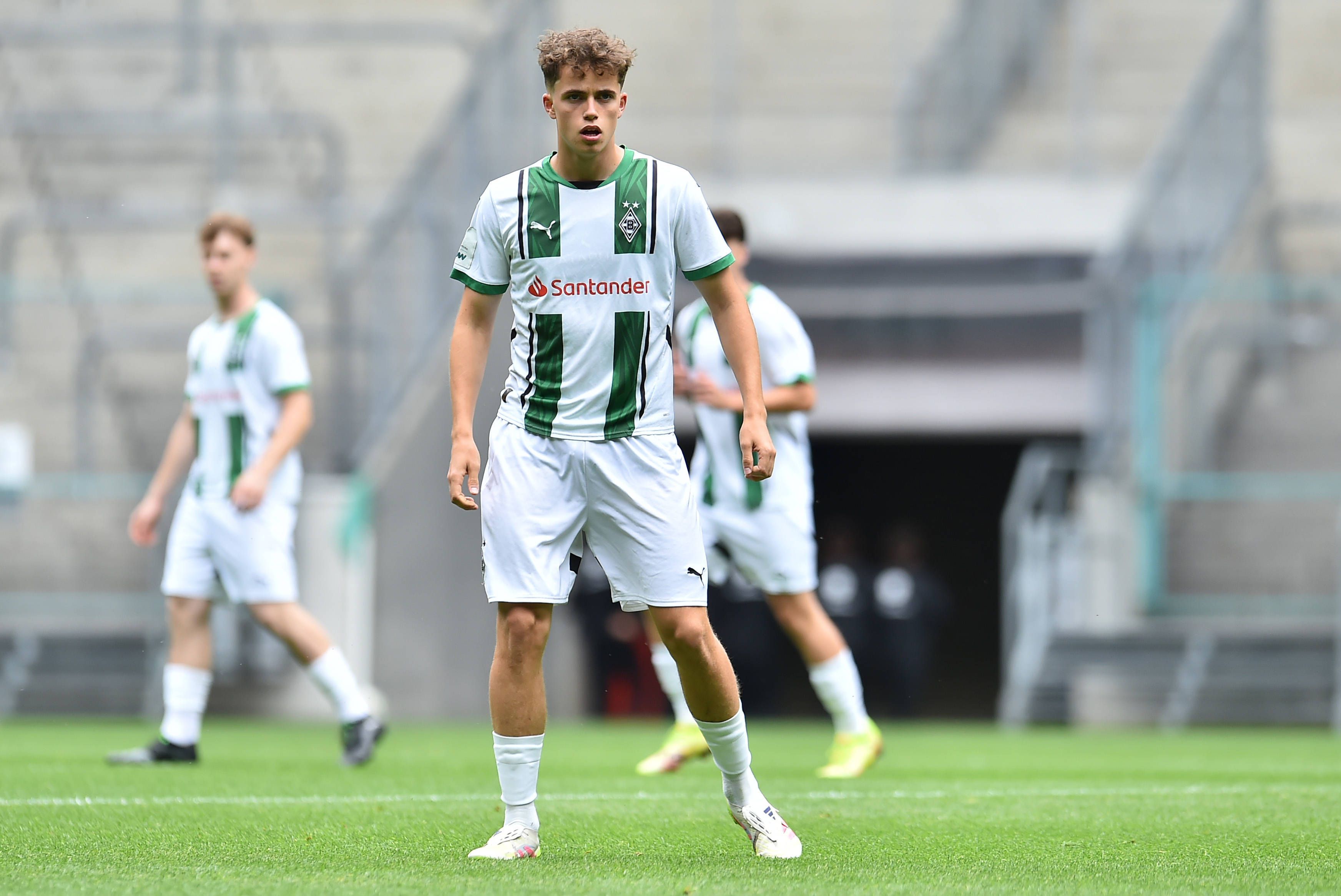 Kevin Ahlberg im Finale um die Deutsche Meisterschaft der U17 von Borussia Mönchengladbach.