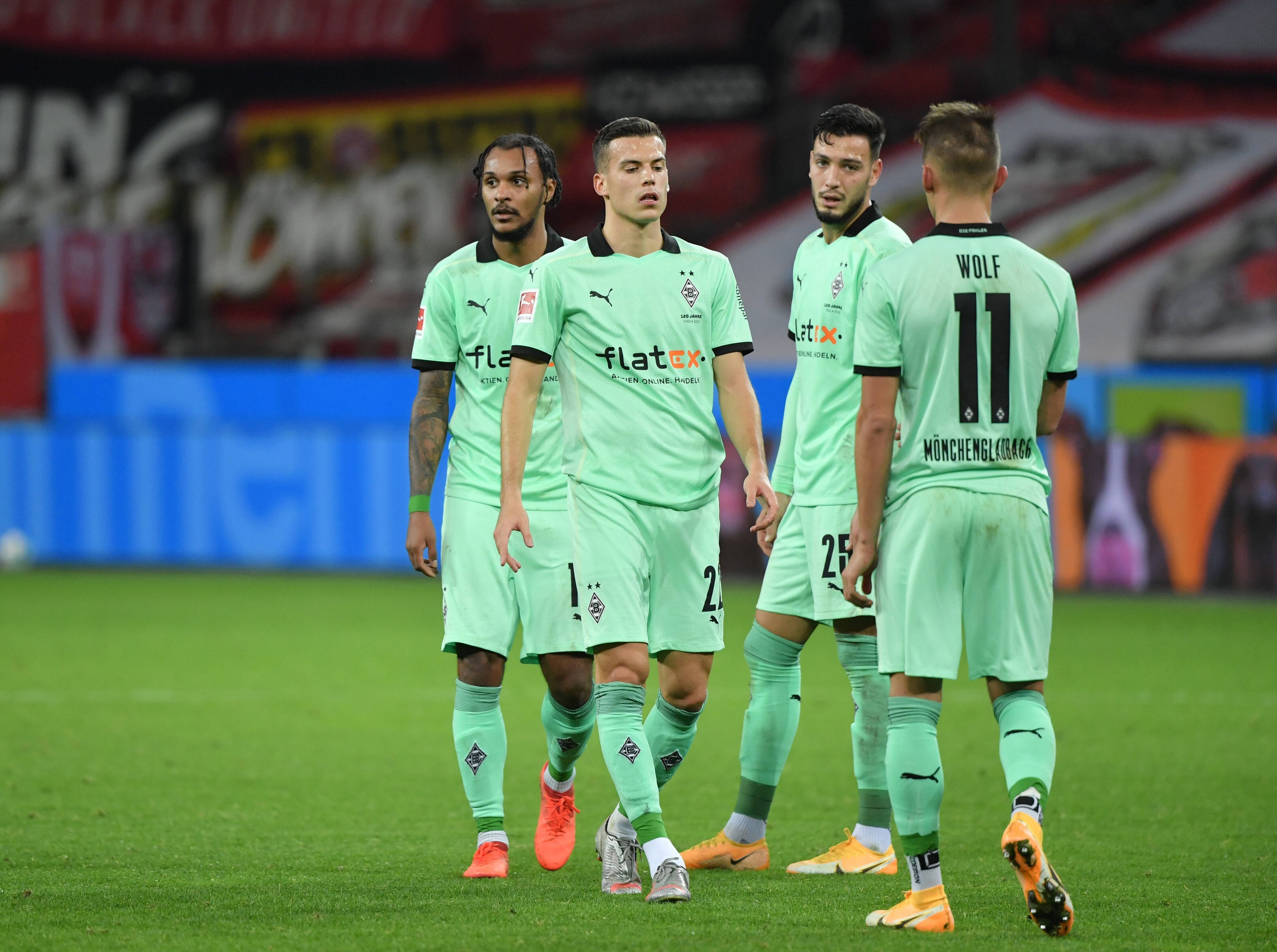 Spieler von Borussia Mönchengladbach sind frustriert.