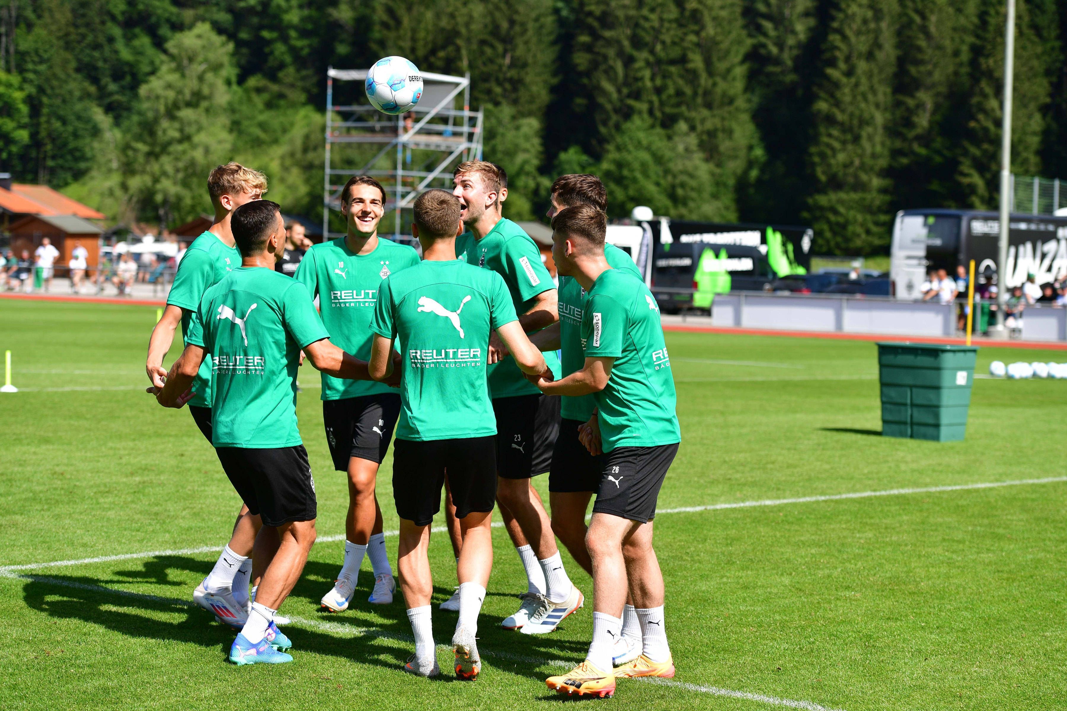 Gladbach-Profis im Trainingslager.