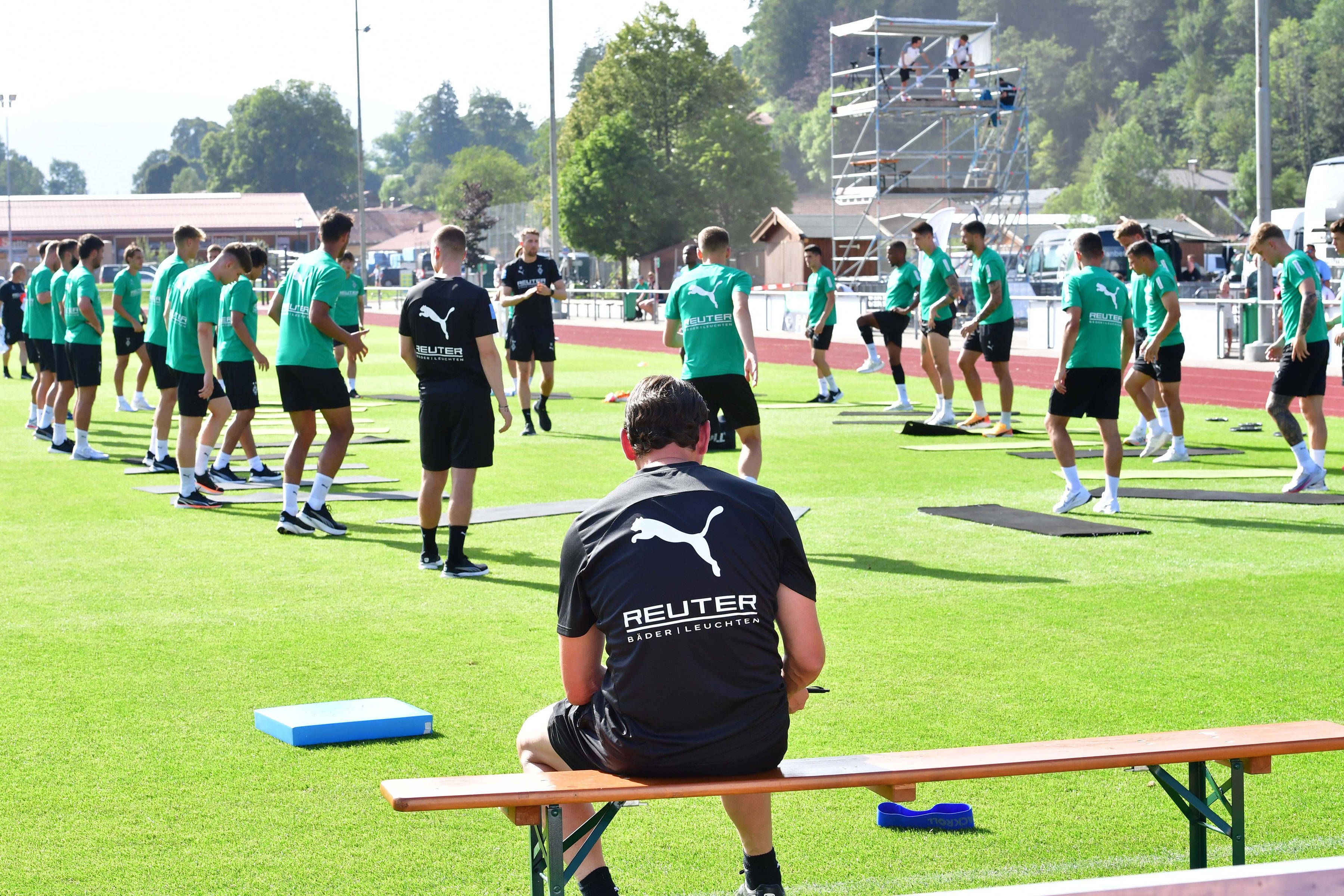 Borussia Mönchengladbach im Trainingslager in Rottach-Egern.