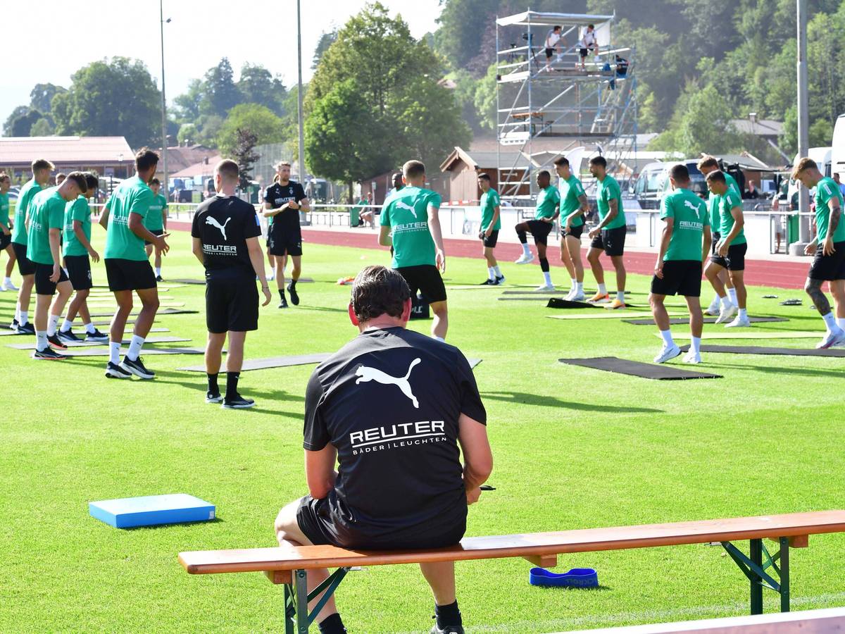 Borussia Mönchengladbach im Trainingslager in Rottach-Egern.