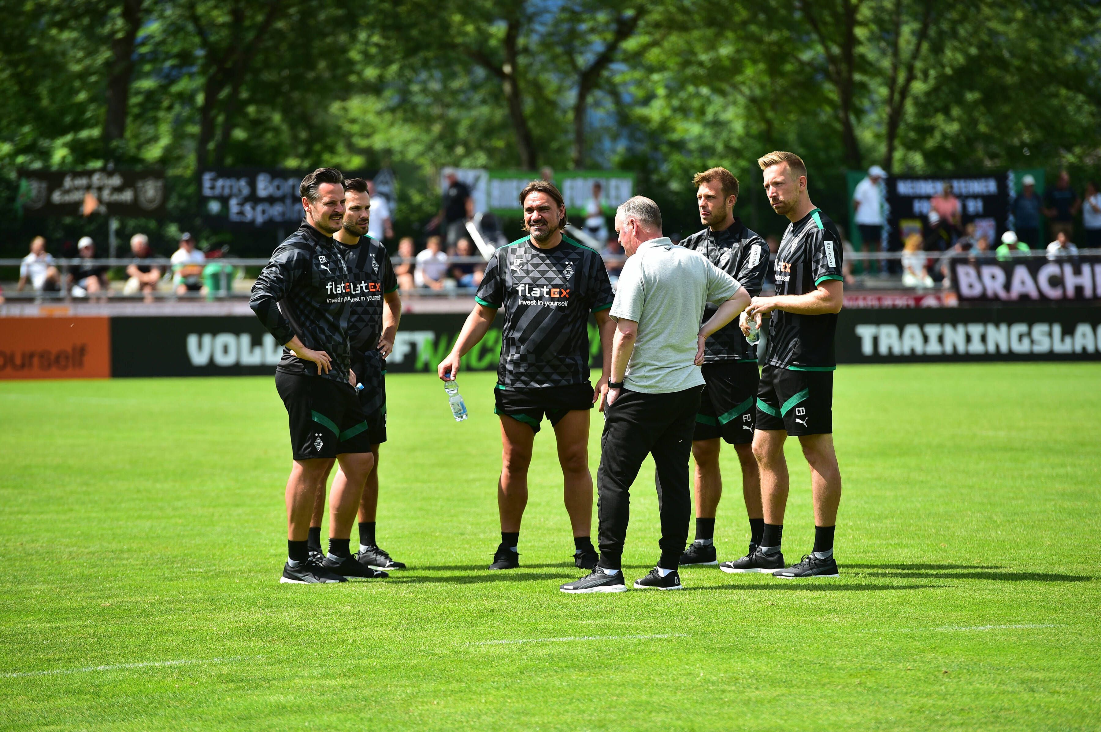 Das Trainer-Team von Borussia Mönchengladbach aus der Saison 2022/23.