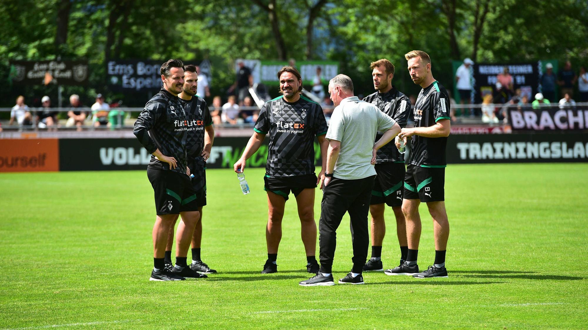 Das Trainer-Team von Borussia Mönchengladbach aus der Saison 2022/23.